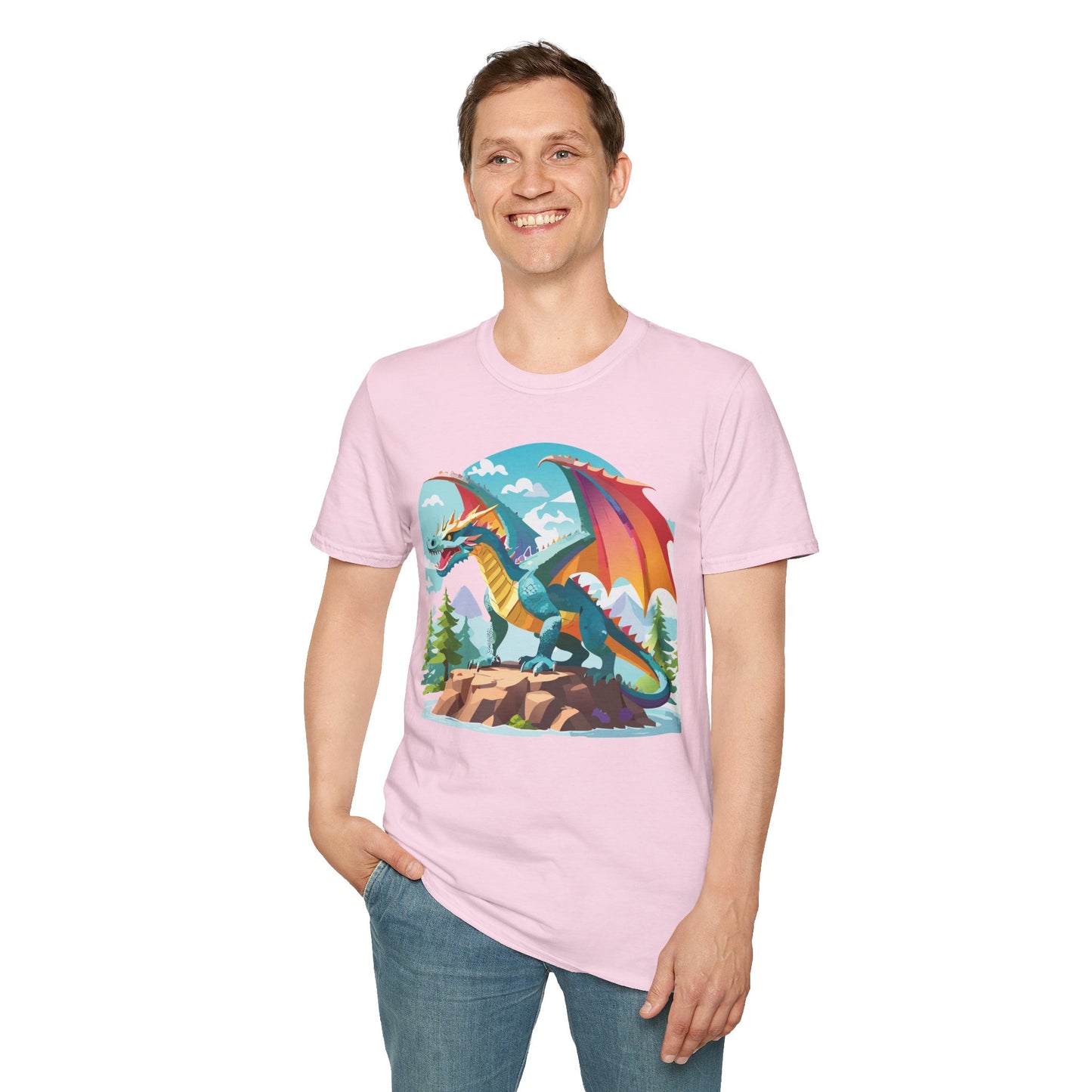 Dragon T Shirt, Dragon Shirt, Shirt with Animals, Animal Shirt