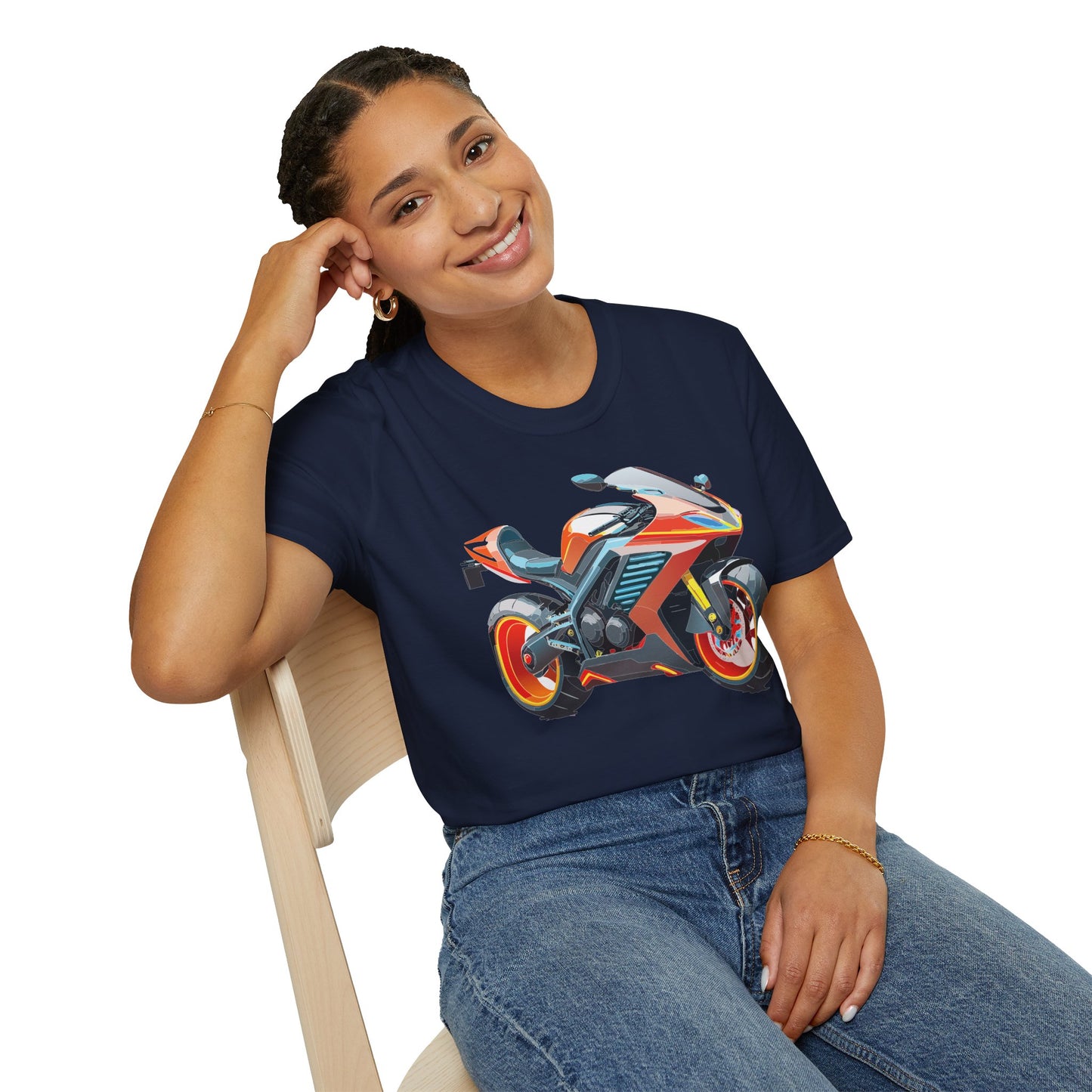 Bike T Shirt, Moto Shirt, Shirt with Motorcycle, MTB T Shirts