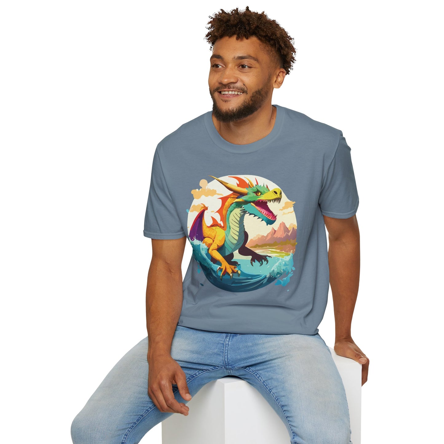 Dragon T Shirt, Dragon Shirt, Shirt with Animals, Animal Shirt