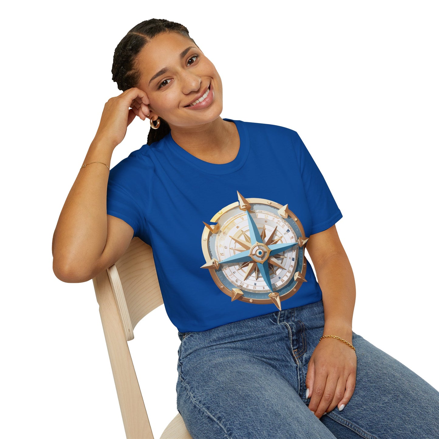 Compass T Shirt, Compass Shirt, Shirt with Compass, Navigator Shirt