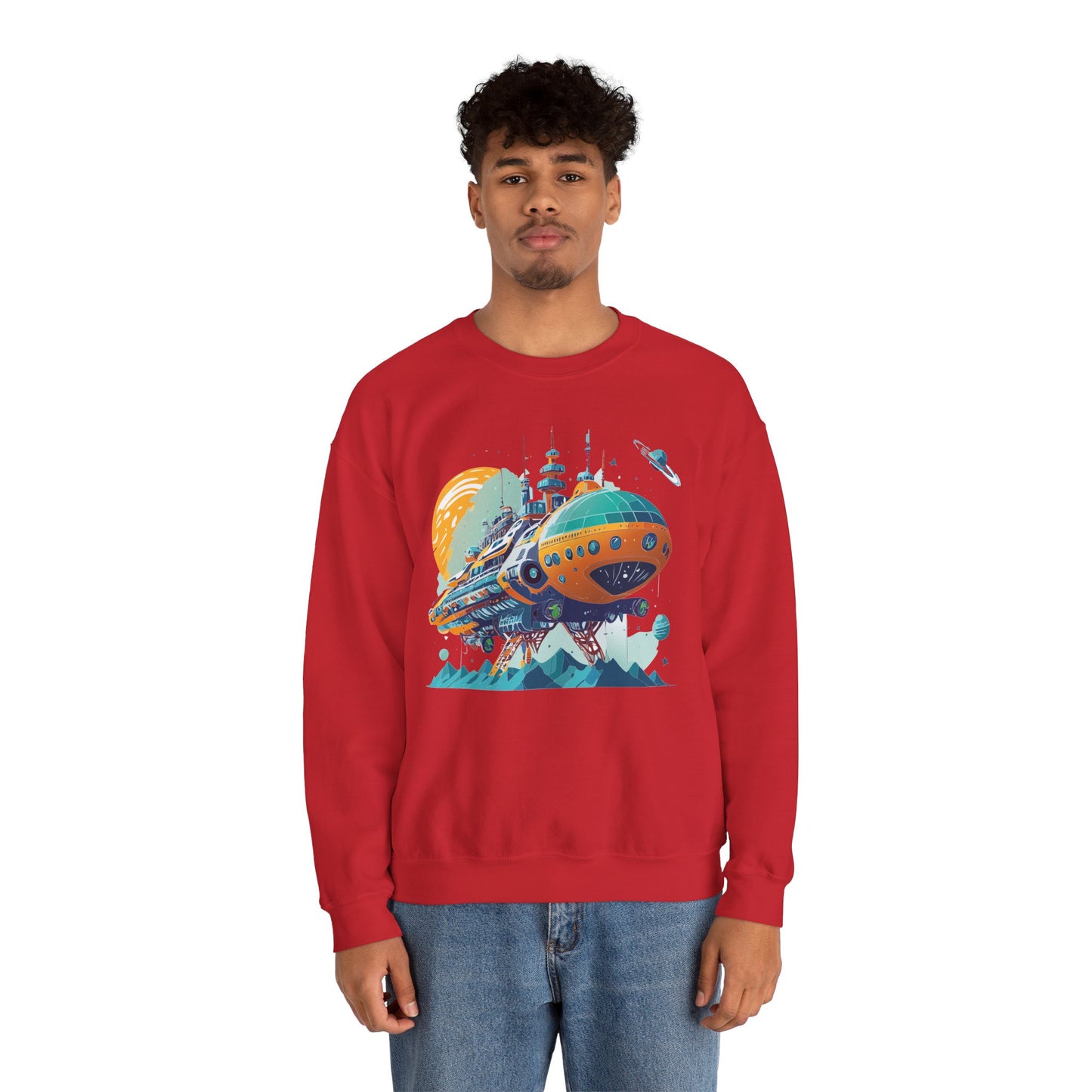 Space Shuttle Sweatshirt, Cosmic Sweatshirt, Astronaut Sweatshirt, Space Cosmic Sweatshirt