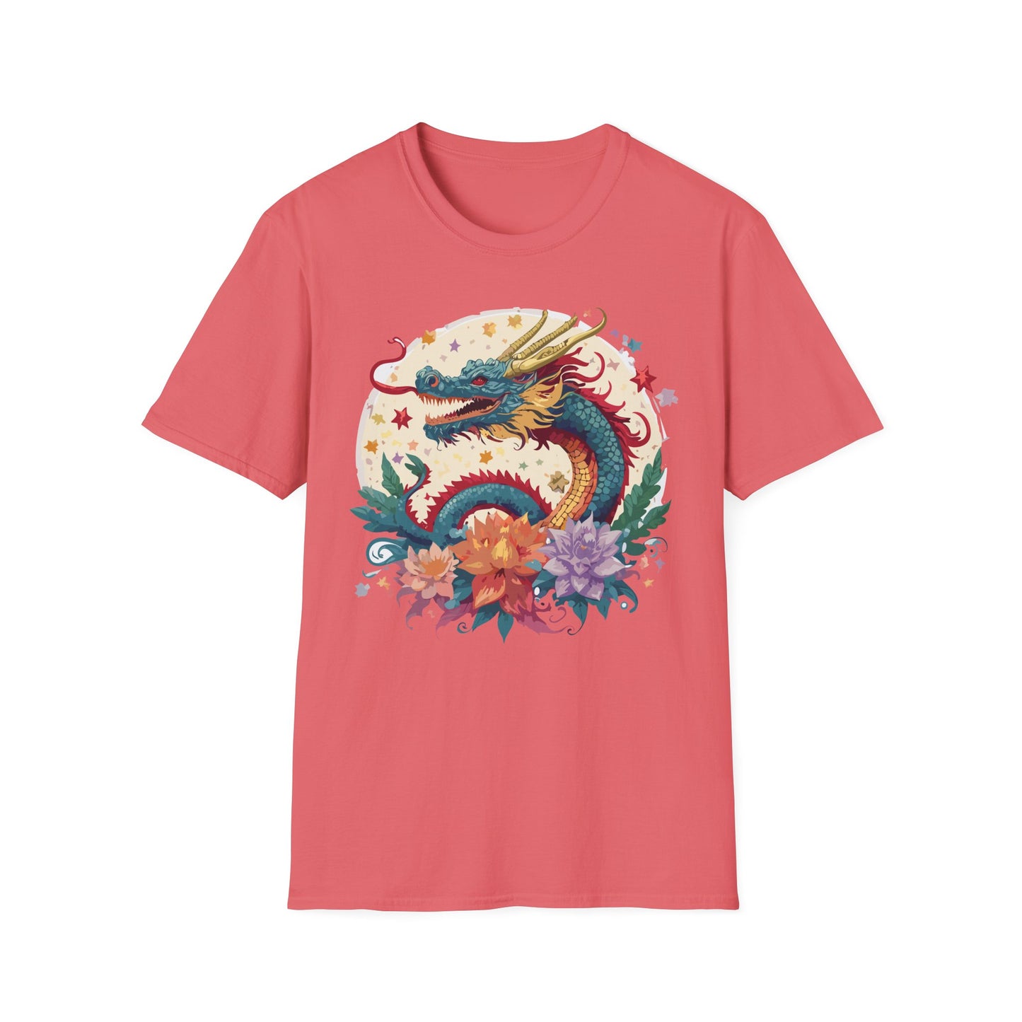 Dragon T Shirt, Dragon Shirt, Shirt with Animals, Animal Shirt
