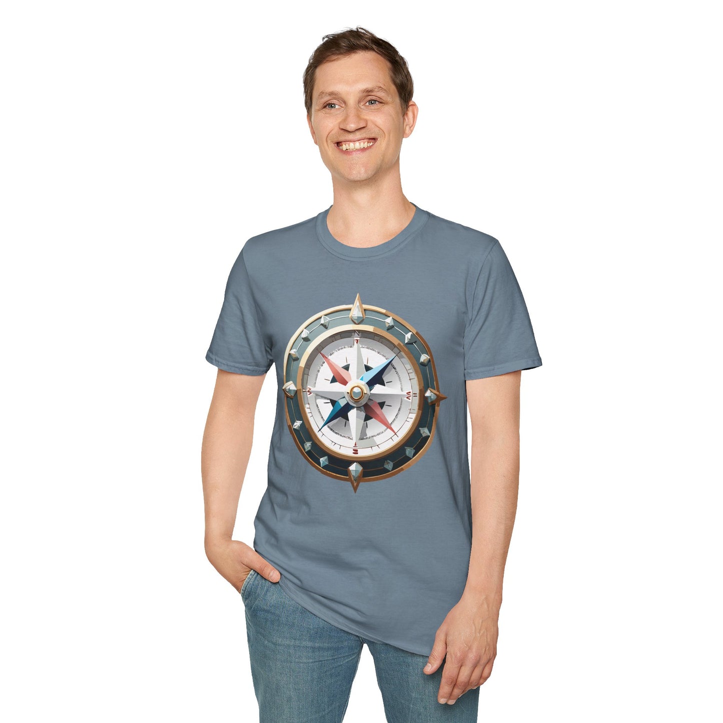 Compass T Shirt, Compass Shirt, Shirt with Compass, Navigator Shirt