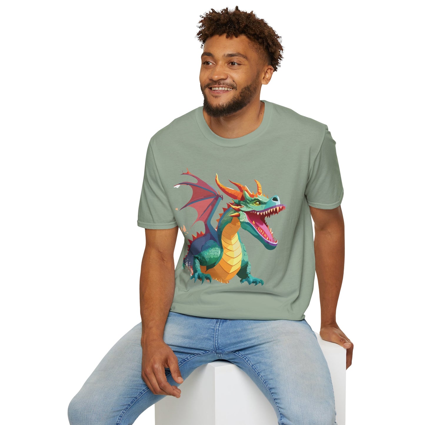 Dragon T Shirt, Dragon Shirt, Shirt with Animals, Animal Shirt