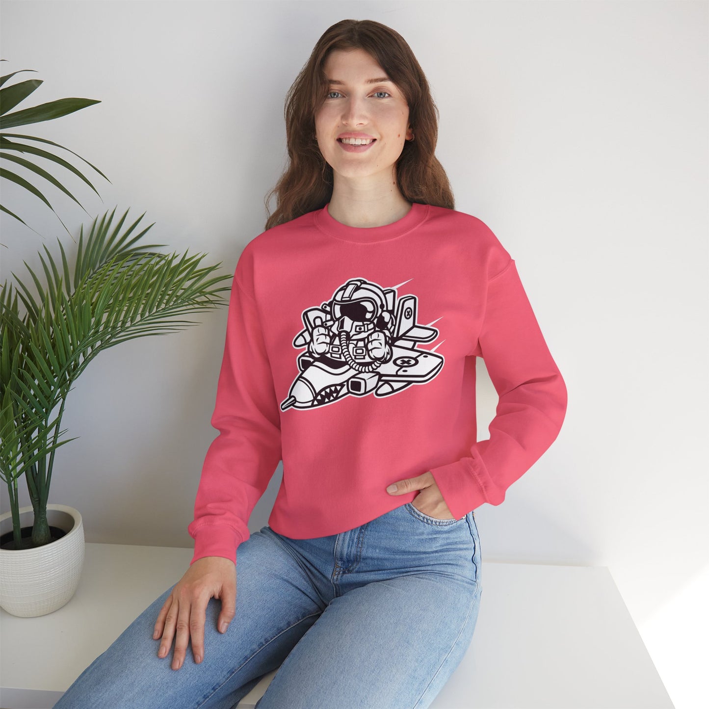 Space Shuttle Sweatshirt, Cosmic Sweatshirt, Astronaut Sweatshirt, Space Cosmic Sweatshirt