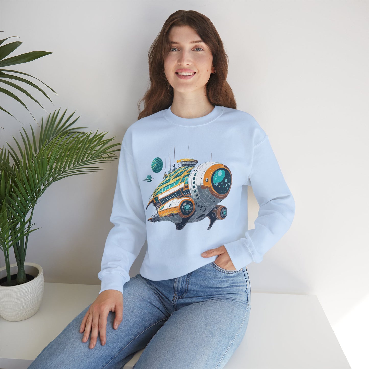 Space Shuttle Sweatshirt, Cosmic Sweatshirt, Astronaut Sweatshirt, Space Cosmic Sweatshirt