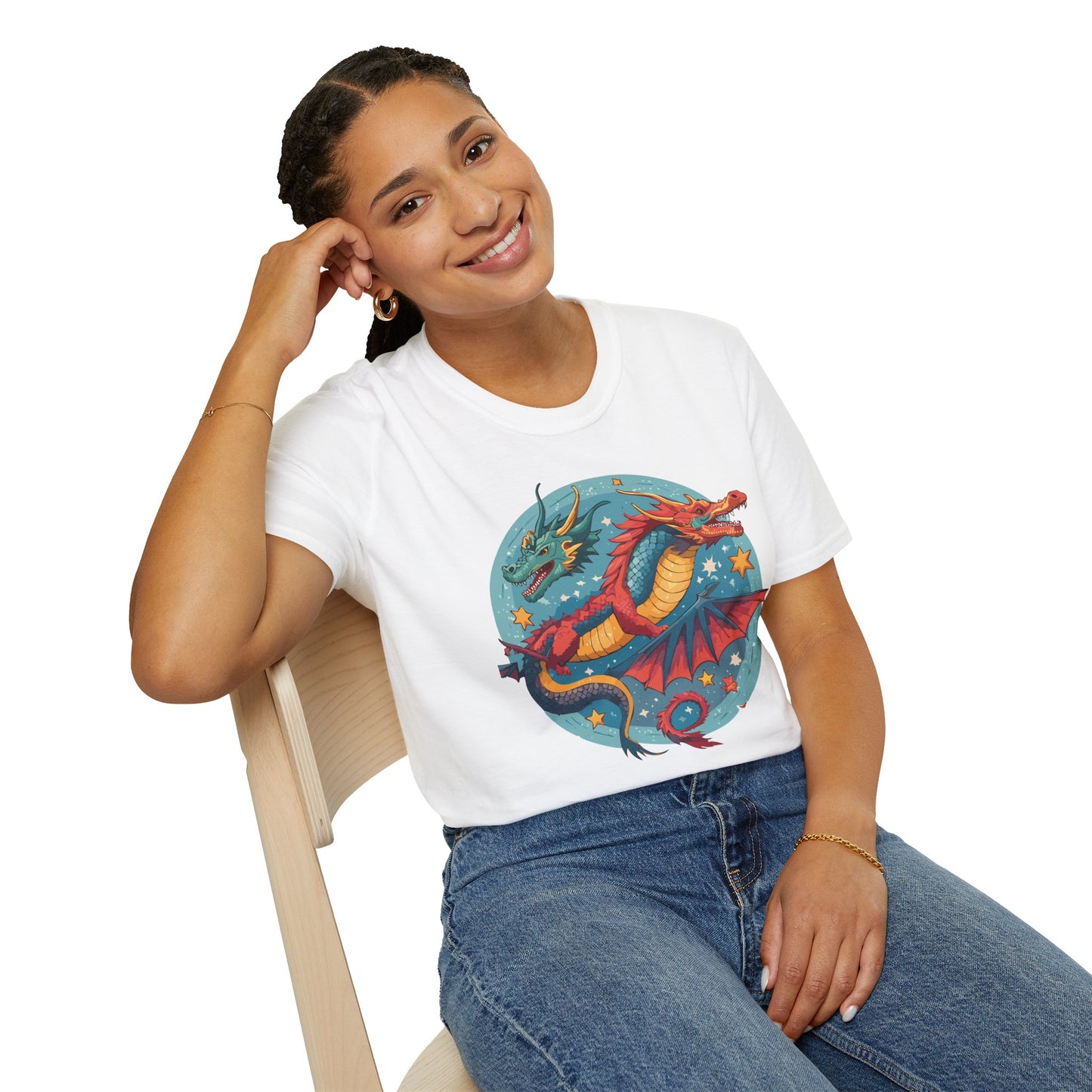 Dragon T Shirt, Dragon Shirt, Shirt with Animals, Animal Shirt