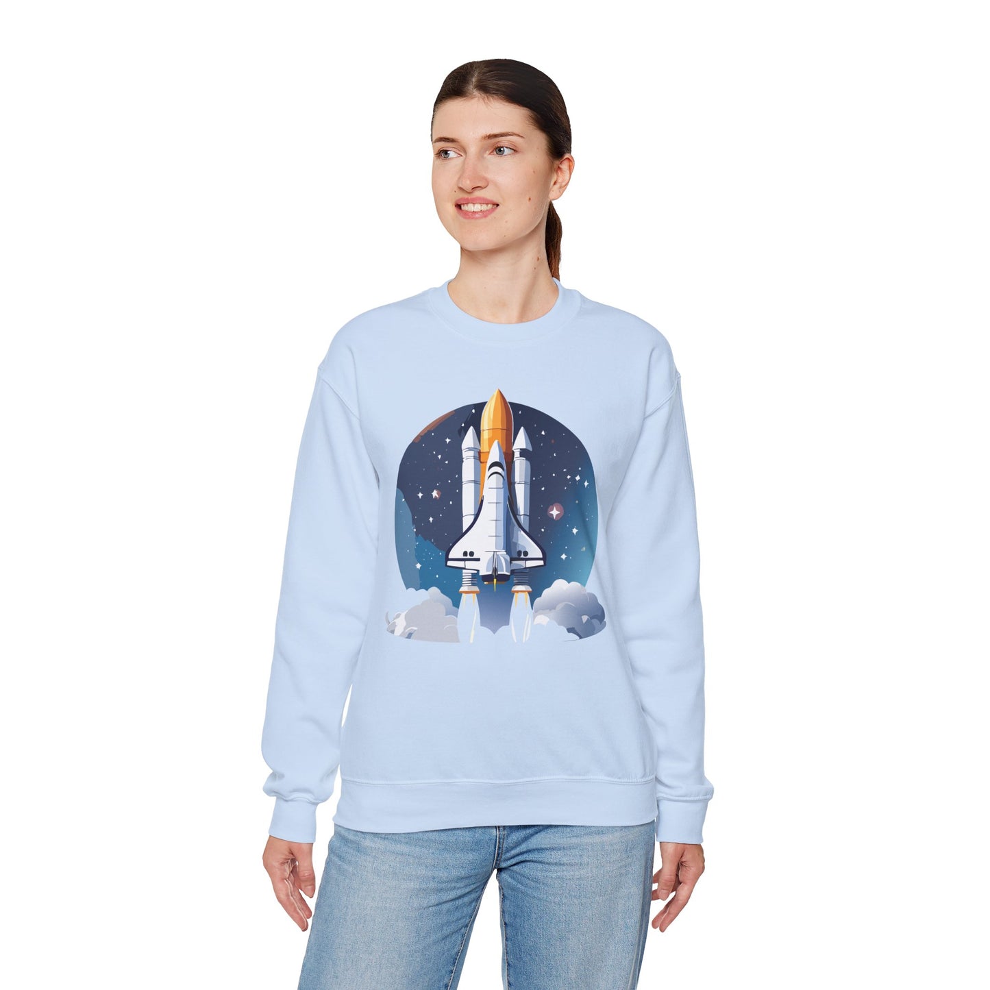 Space Shuttle Sweatshirt, Cosmic Sweatshirt, Astronaut Sweatshirt, Space Cosmic Sweatshirt