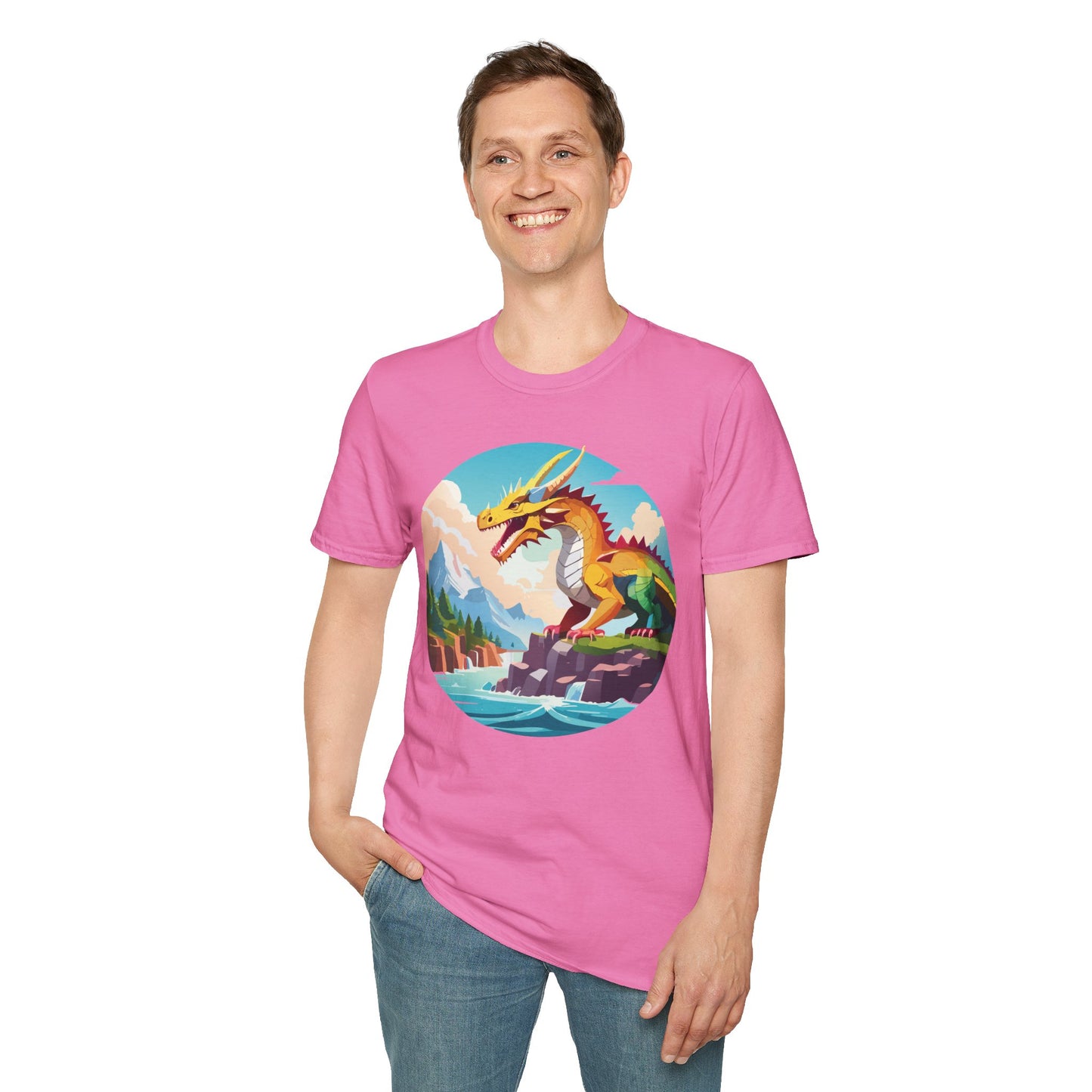 Dragon T Shirt, Dragon Shirt, Shirt with Animals, Animal Shirt