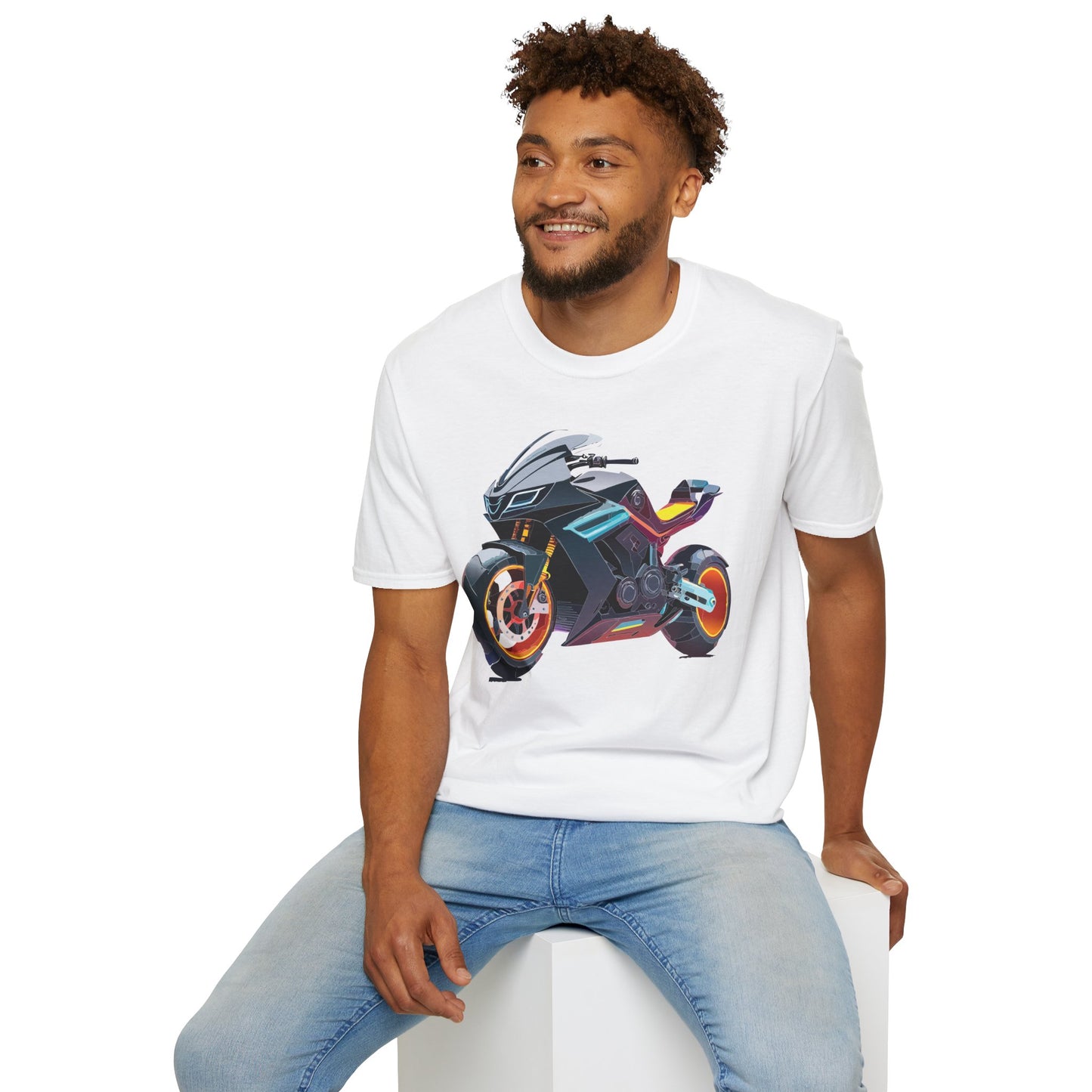 Bike T Shirt, Moto Shirt, Shirt with Motorcycle, MTB T Shirts