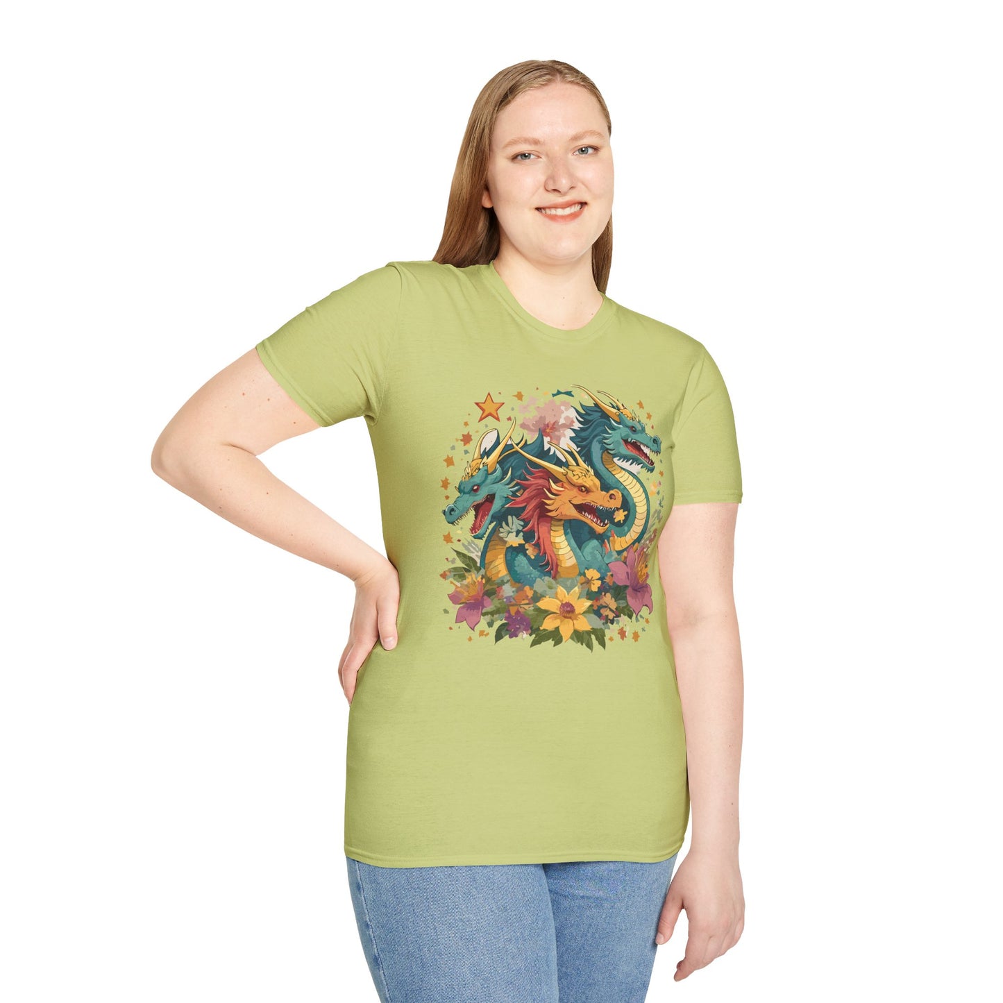 Dragon T Shirt, Dragon Shirt, Shirt with Animals, Animal Shirt