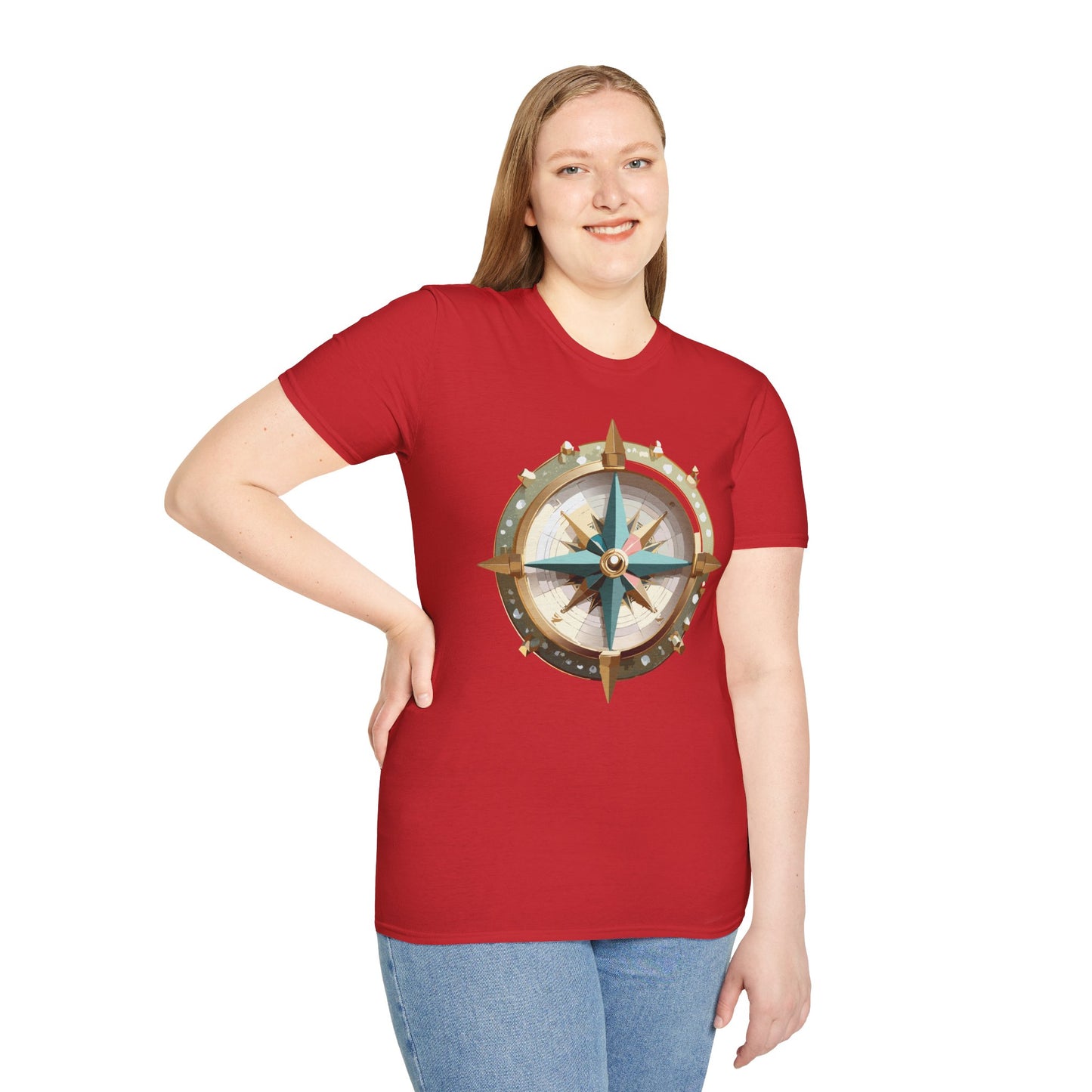 Compass T Shirt, Compass Shirt, Shirt with Compass, Navigator Shirt