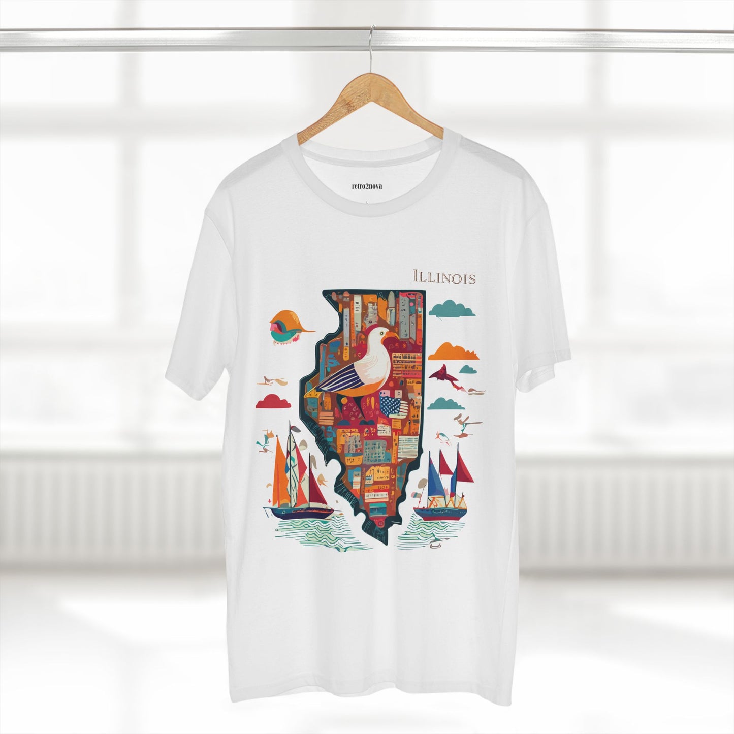 US State Shirts, Illinois Shirt