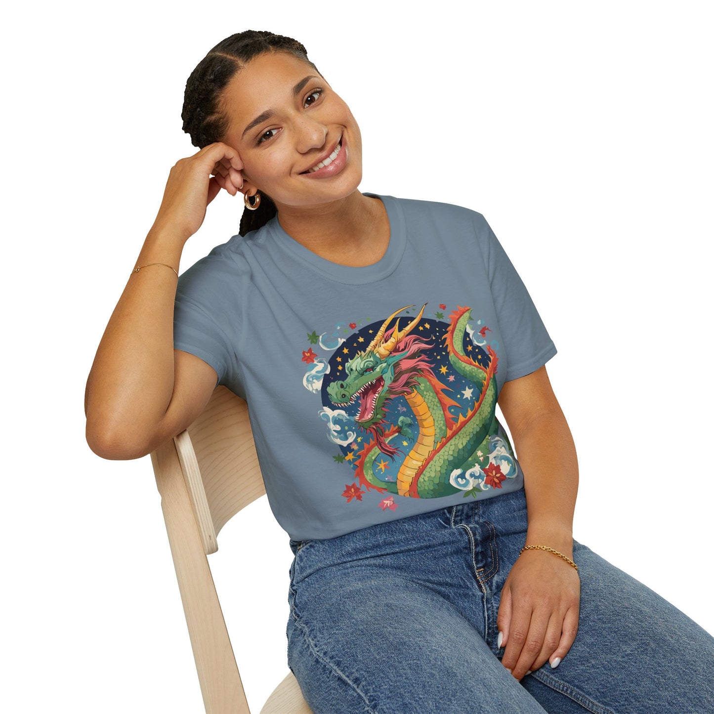 Dragon T Shirt, Dragon Shirt, Shirt with Animals, Animal Shirt