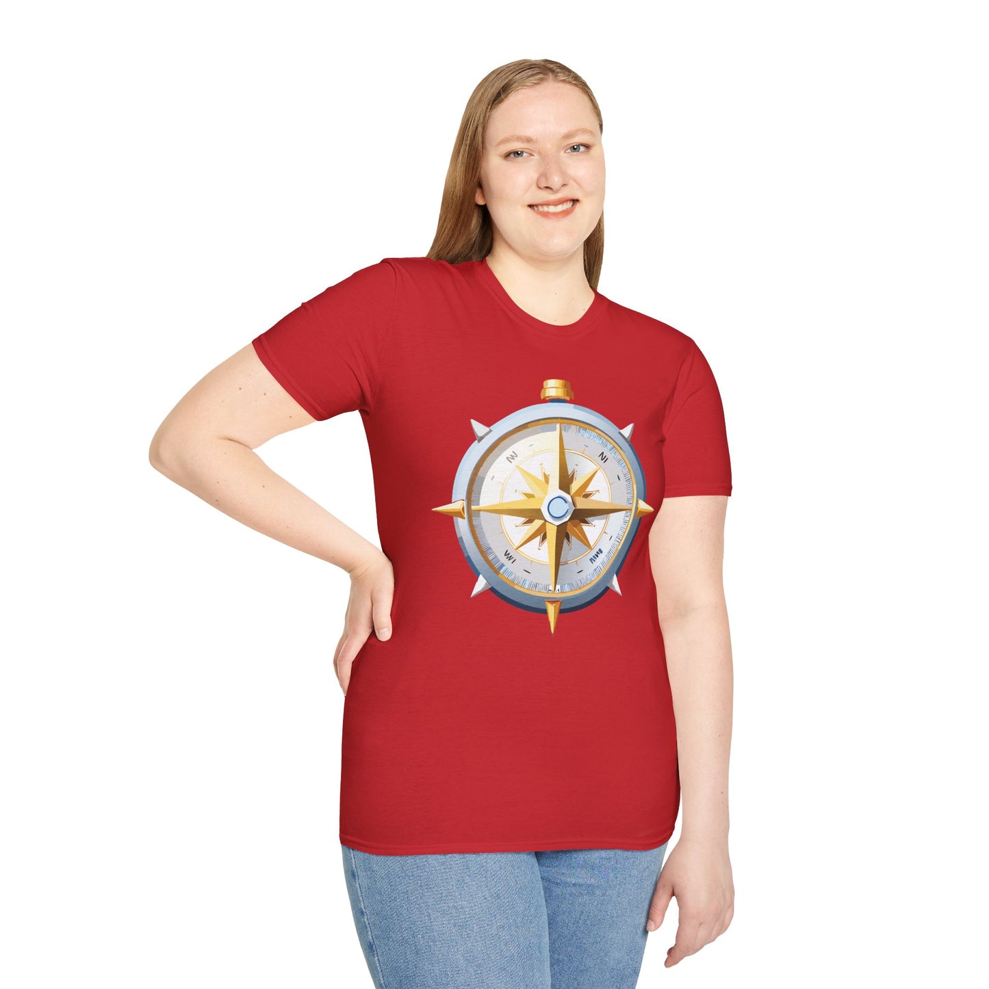 Compass T Shirt, Compass Shirt, Shirt with Compass, Navigator Shirt