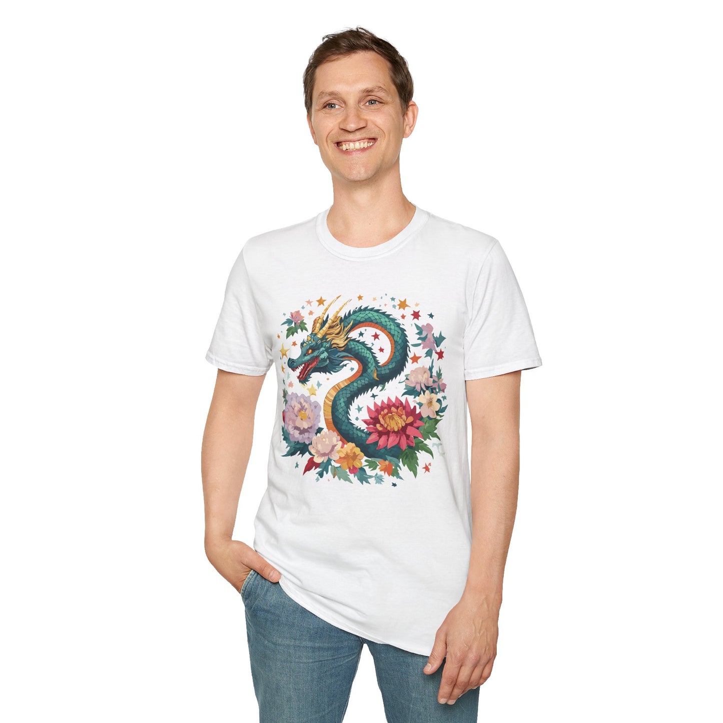 Dragon T Shirt, Dragon Shirt, Shirt with Animals, Animal Shirt