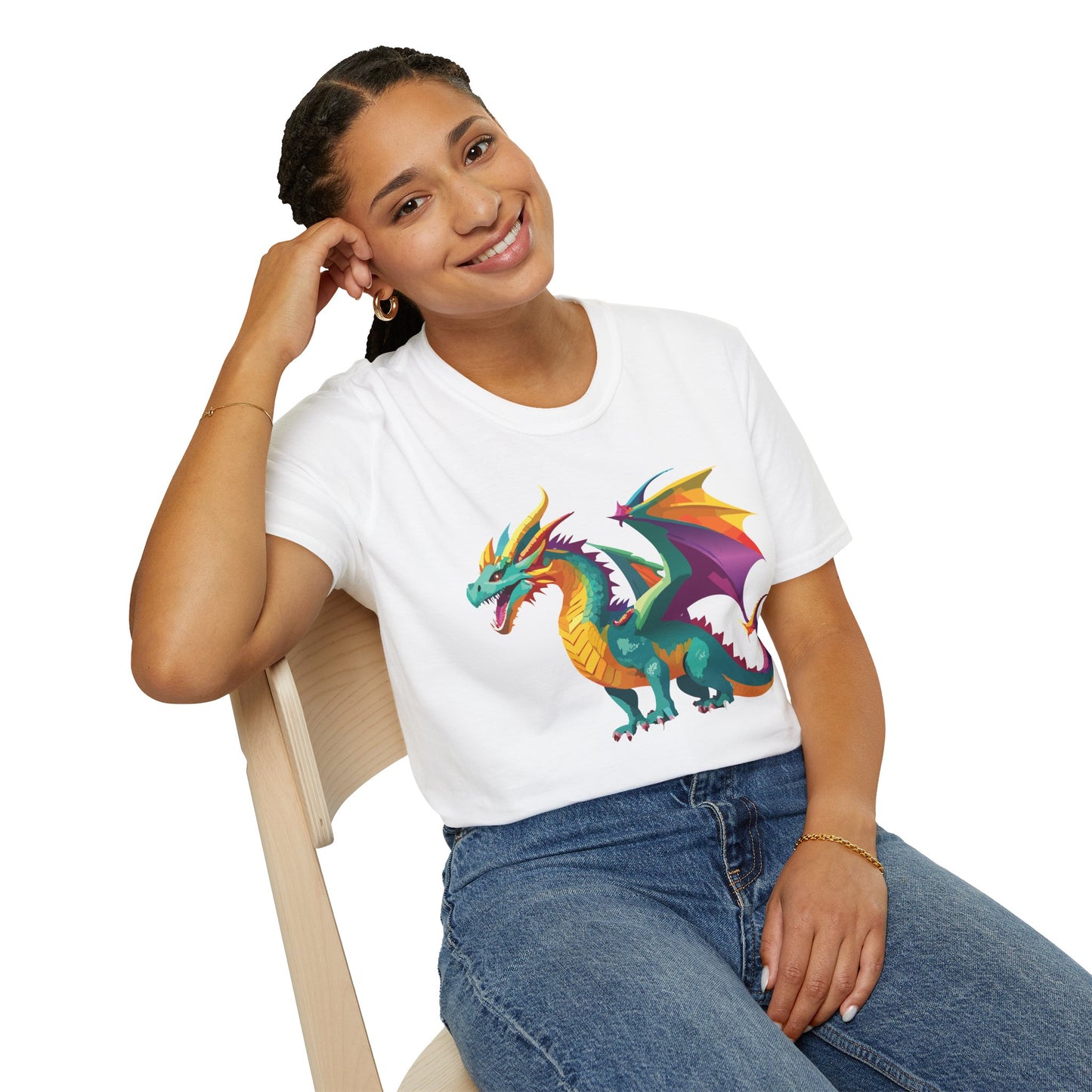 Dragon T Shirt, Dragon Shirt, Shirt with Animals, Animal Shirt