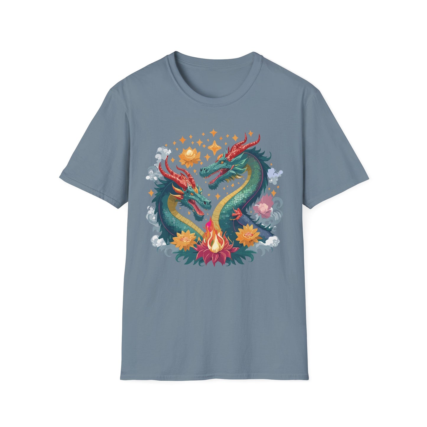 Dragon T Shirt, Dragon Shirt, Shirt with Animals, Animal Shirt