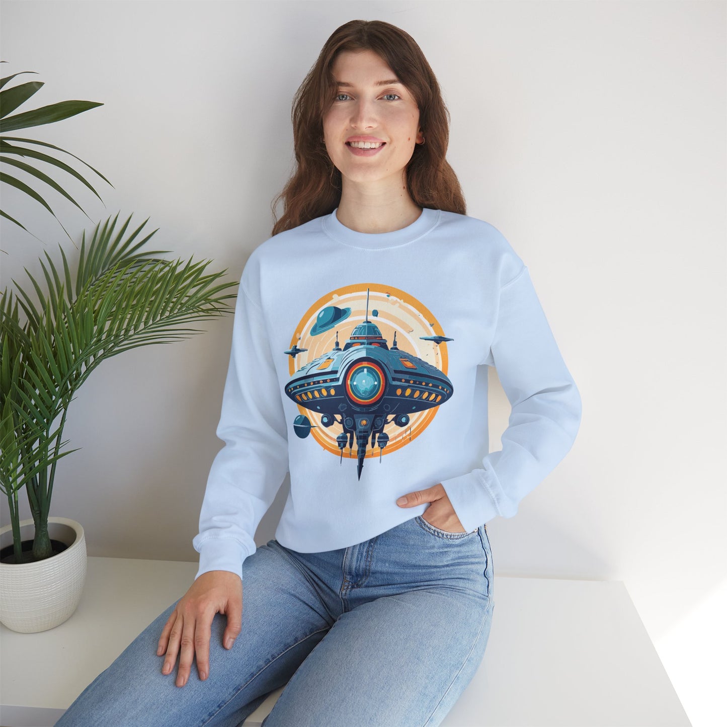 Space Shuttle Sweatshirt, Cosmic Sweatshirt, Astronaut Sweatshirt, Space Cosmic Sweatshirt