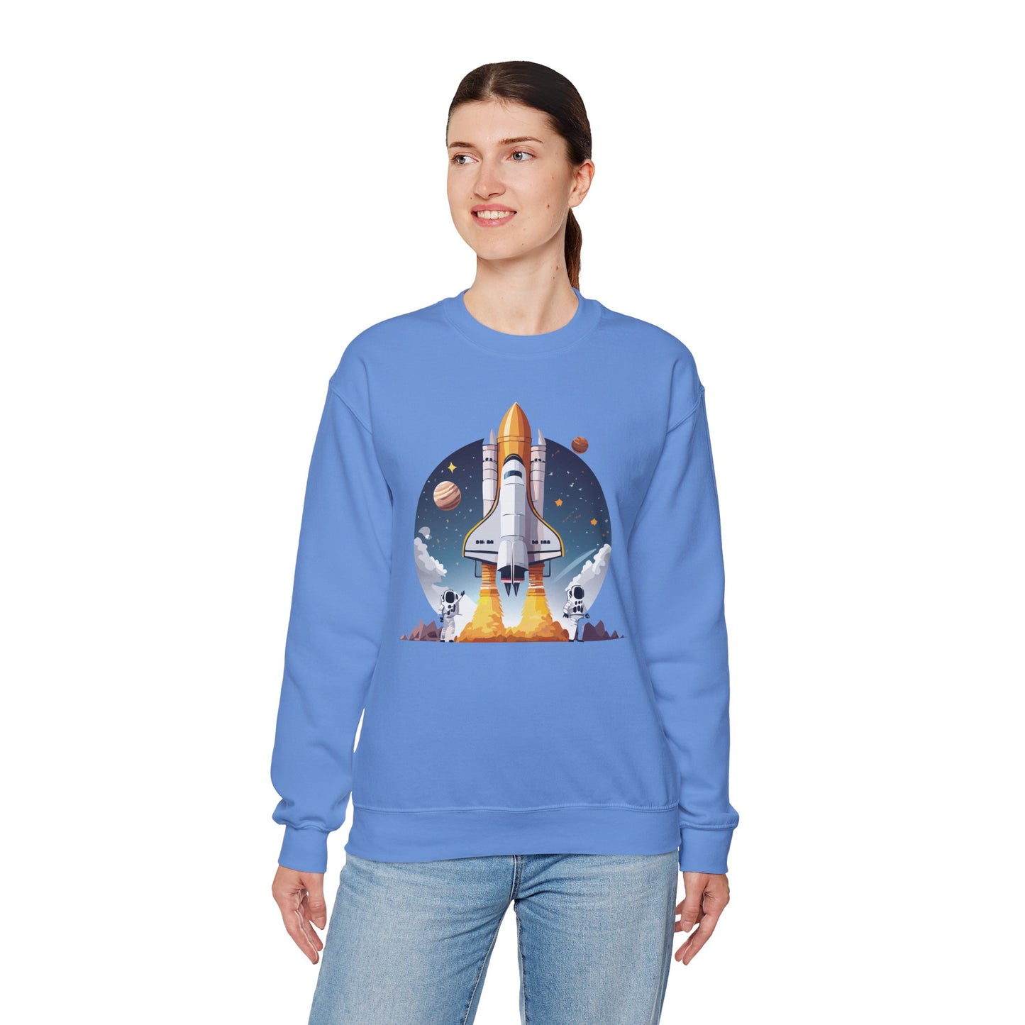 Space Shuttle Sweatshirt, Cosmic Sweatshirt, Astronaut Sweatshirt, Space Cosmic Sweatshirt