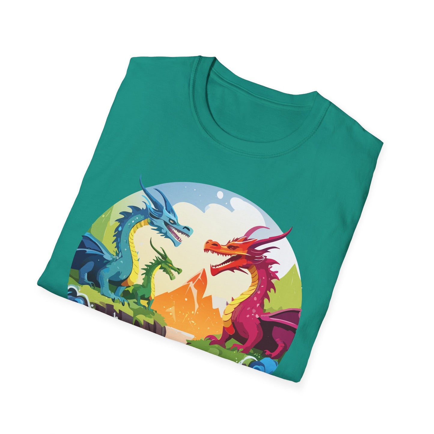 Dragon T Shirt, Dragon Shirt, Shirt with Animals, Animal Shirt