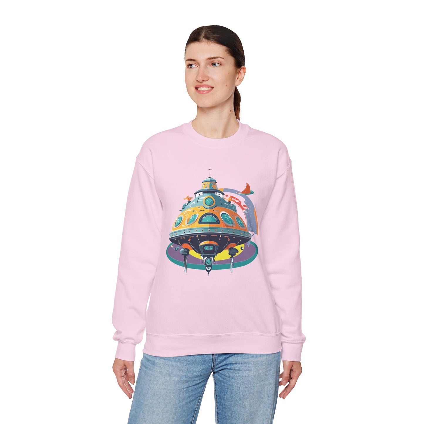 Space Shuttle Sweatshirt, Cosmic Sweatshirt, Astronaut Sweatshirt, Space Cosmic Sweatshirt