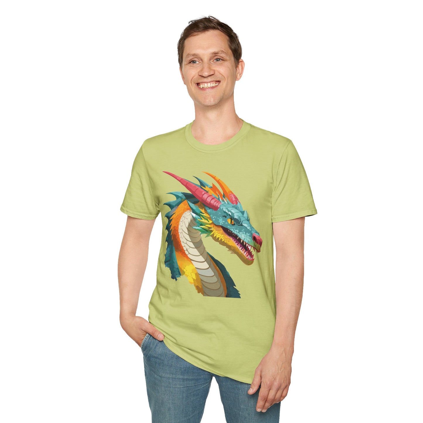 Dragon T Shirt, Dragon Shirt, Shirt with Animals, Animal Shirt