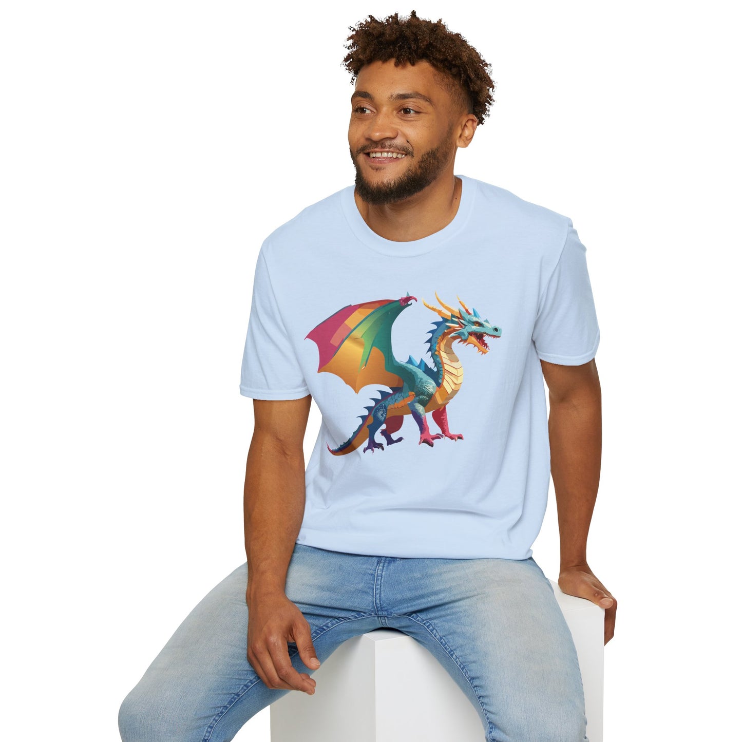 Dragon T Shirt, Dragon Shirt, Shirt with Animals, Animal Shirt
