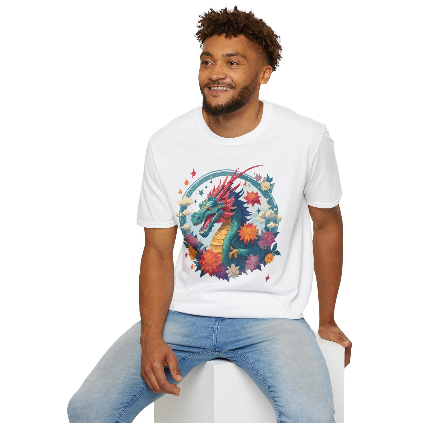 Dragon T Shirt, Dragon Shirt, Shirt with Animals, Animal Shirt
