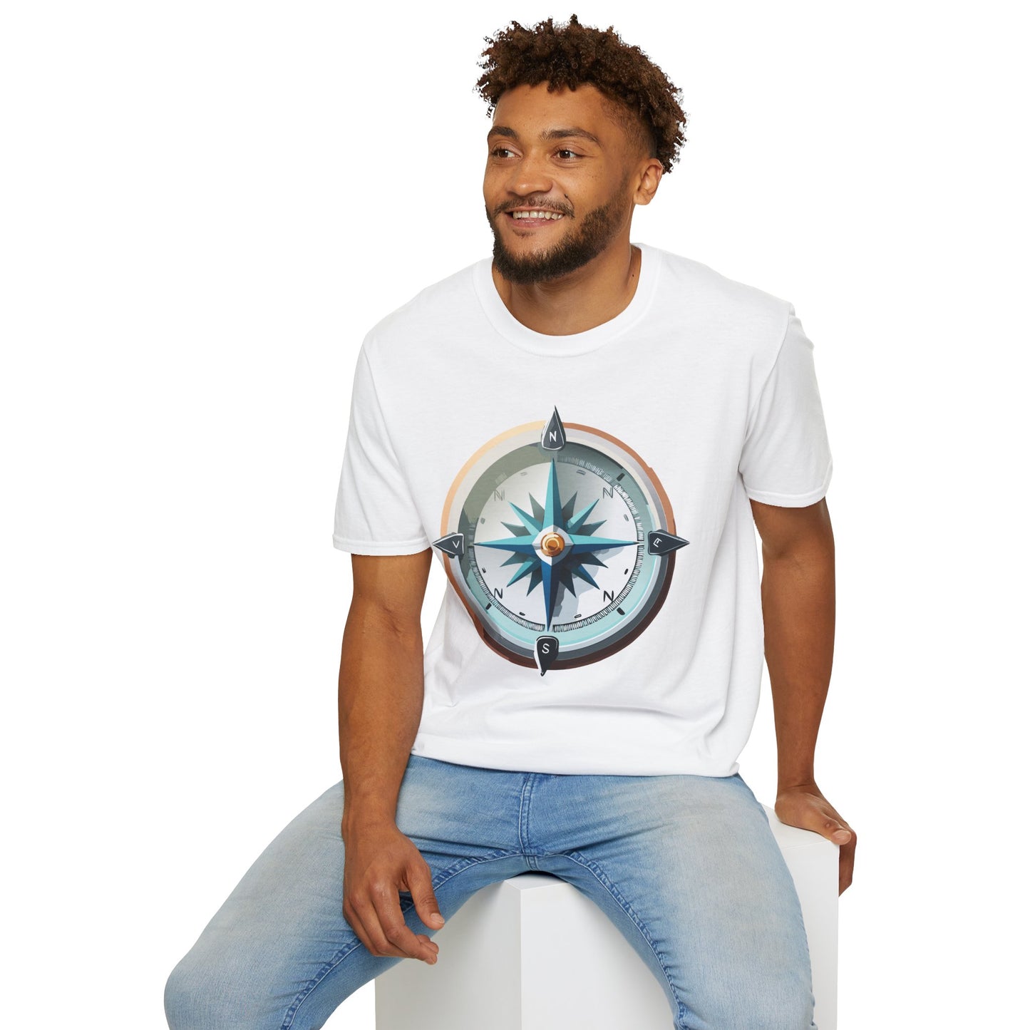 Compass T Shirt, Compass Shirt, Shirt with Compass, Navigator Shirt
