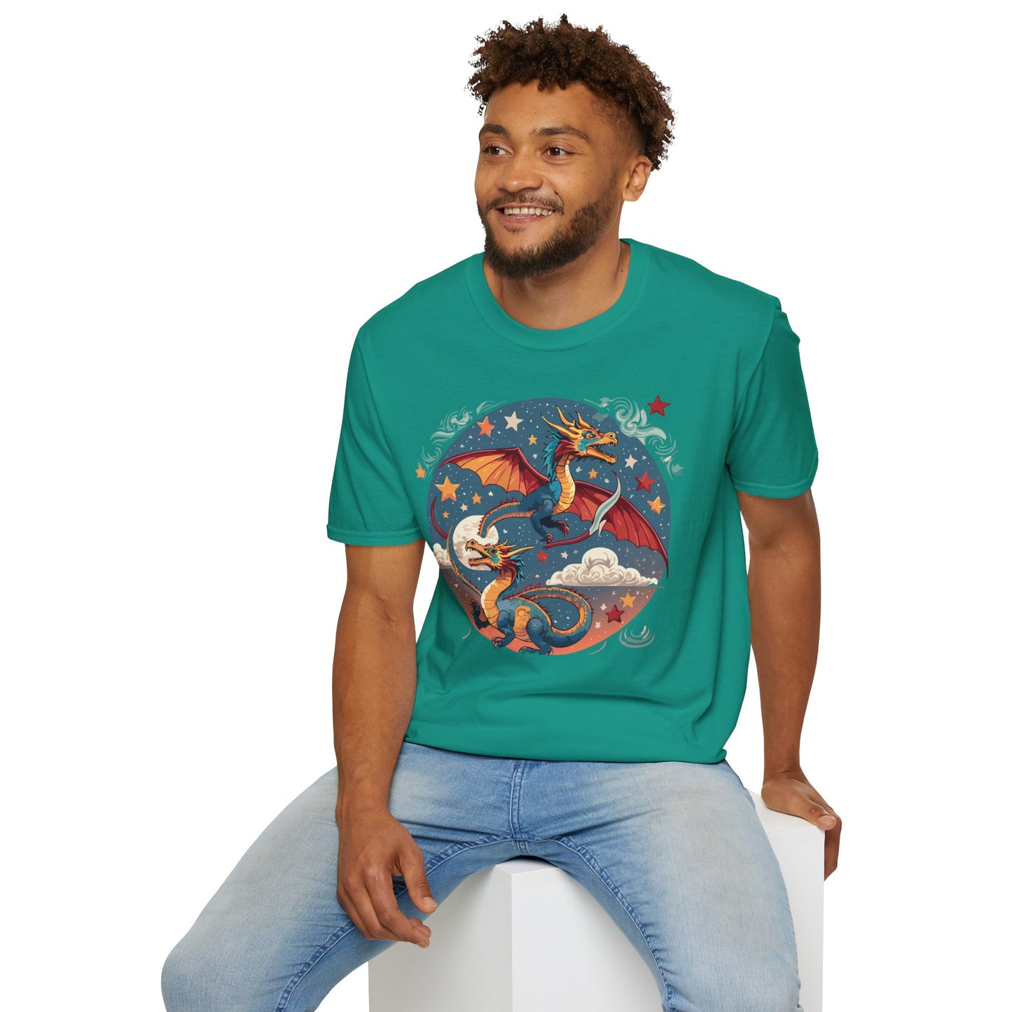 Dragon T Shirt, Dragon Shirt, Shirt with Animals, Animal Shirt