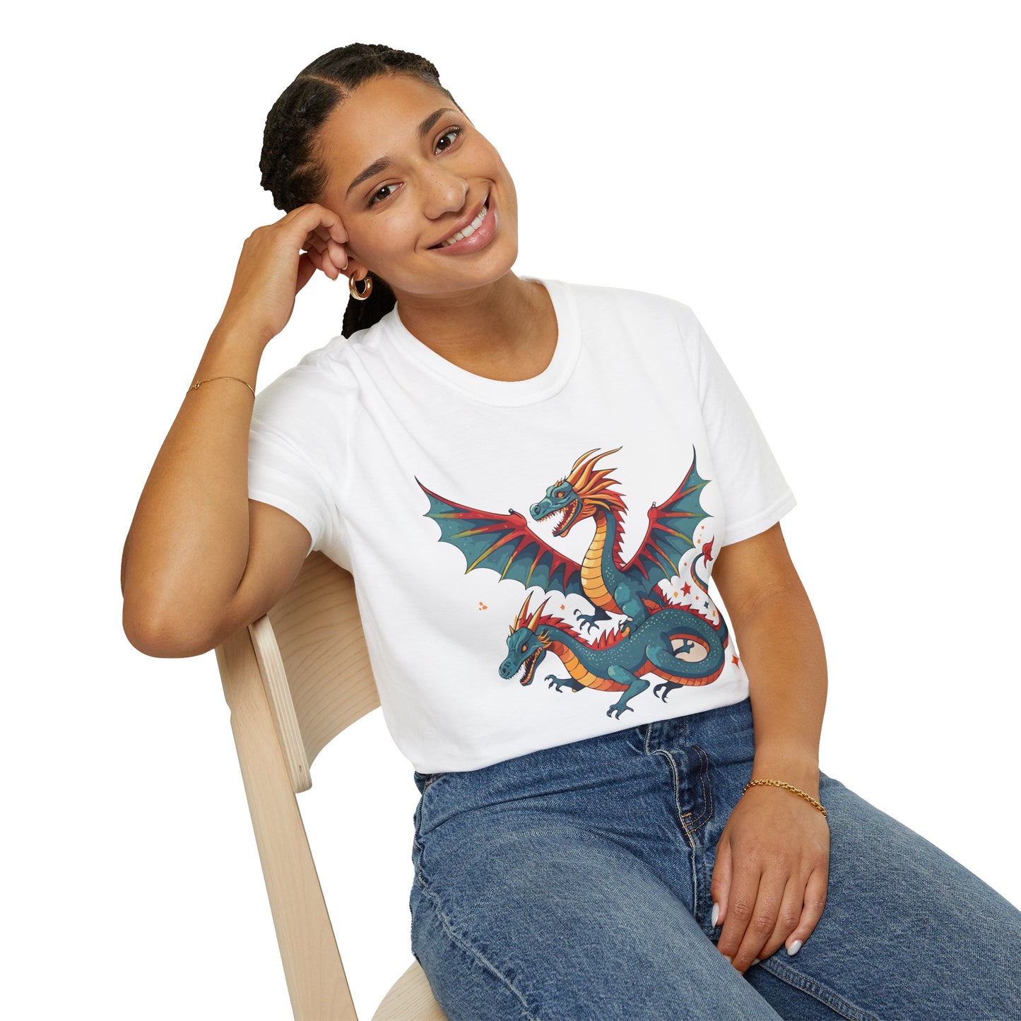 Dragon T Shirt, Dragon Shirt, Shirt with Animals, Animal Shirt