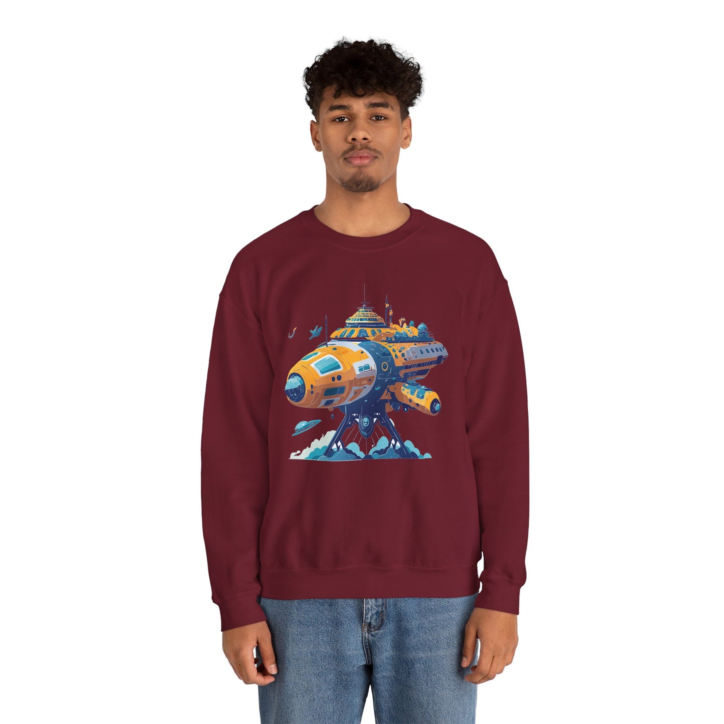 Space Shuttle Sweatshirt, Cosmic Sweatshirt, Astronaut Sweatshirt, Space Cosmic Sweatshirt