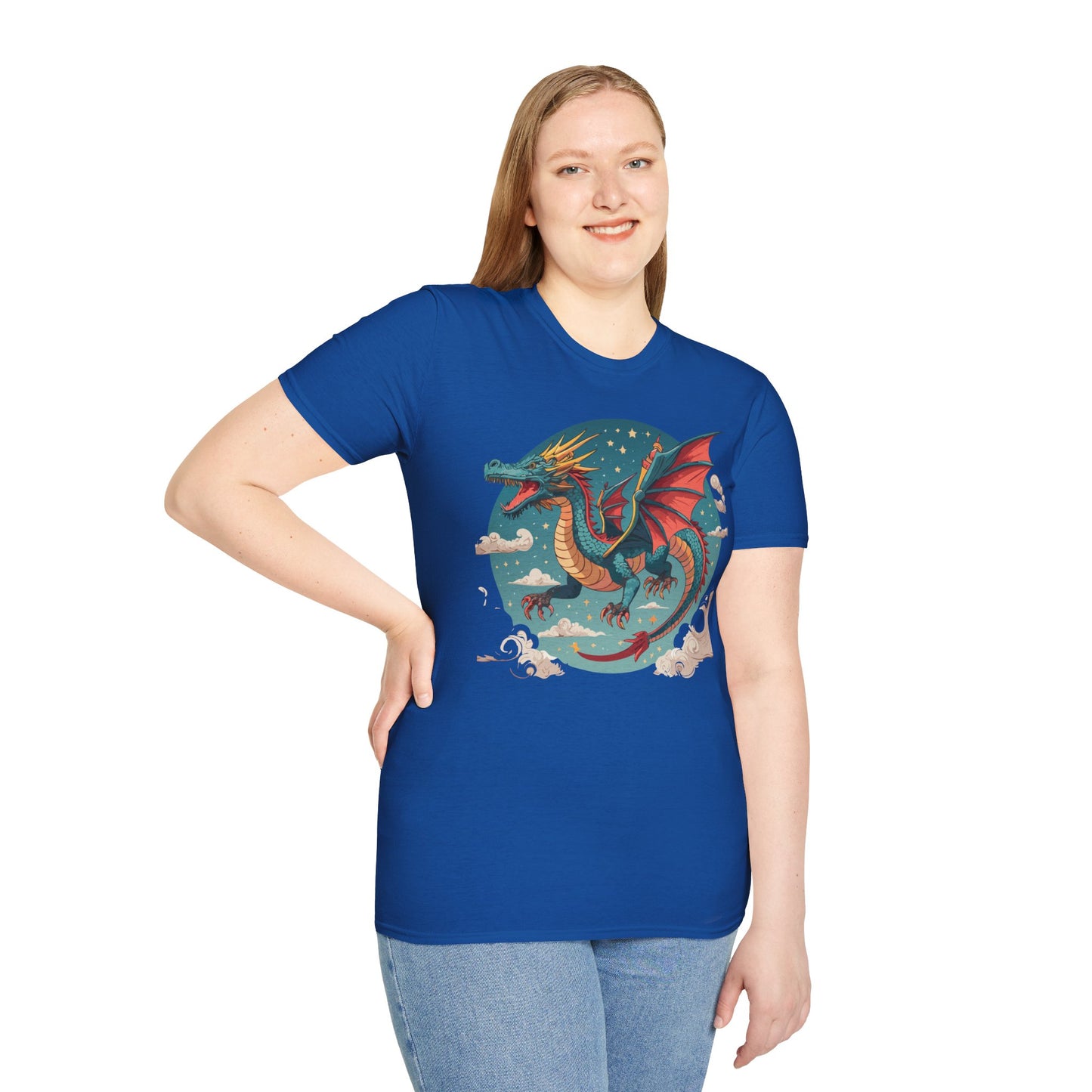 Dragon T Shirt, Dragon Shirt, Shirt with Animals, Animal Shirt