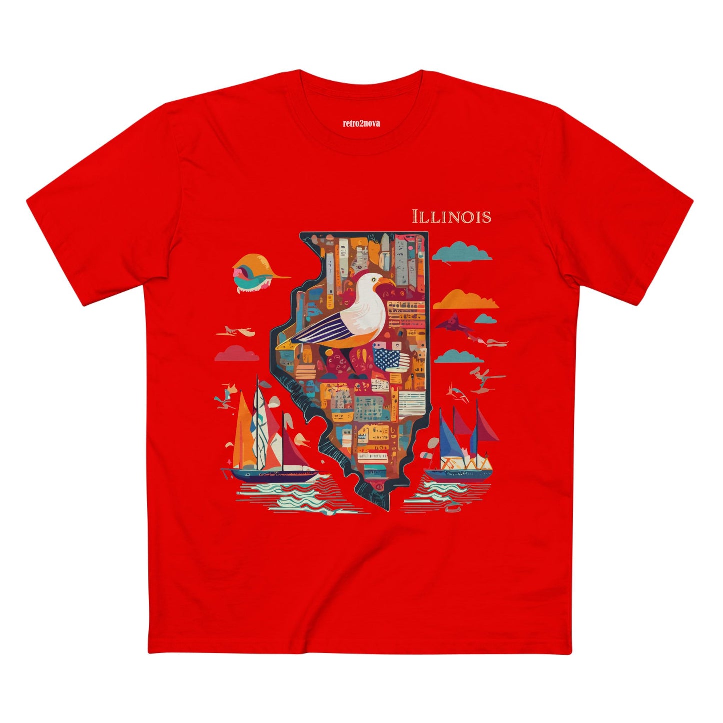 US State Shirts, Illinois Shirt