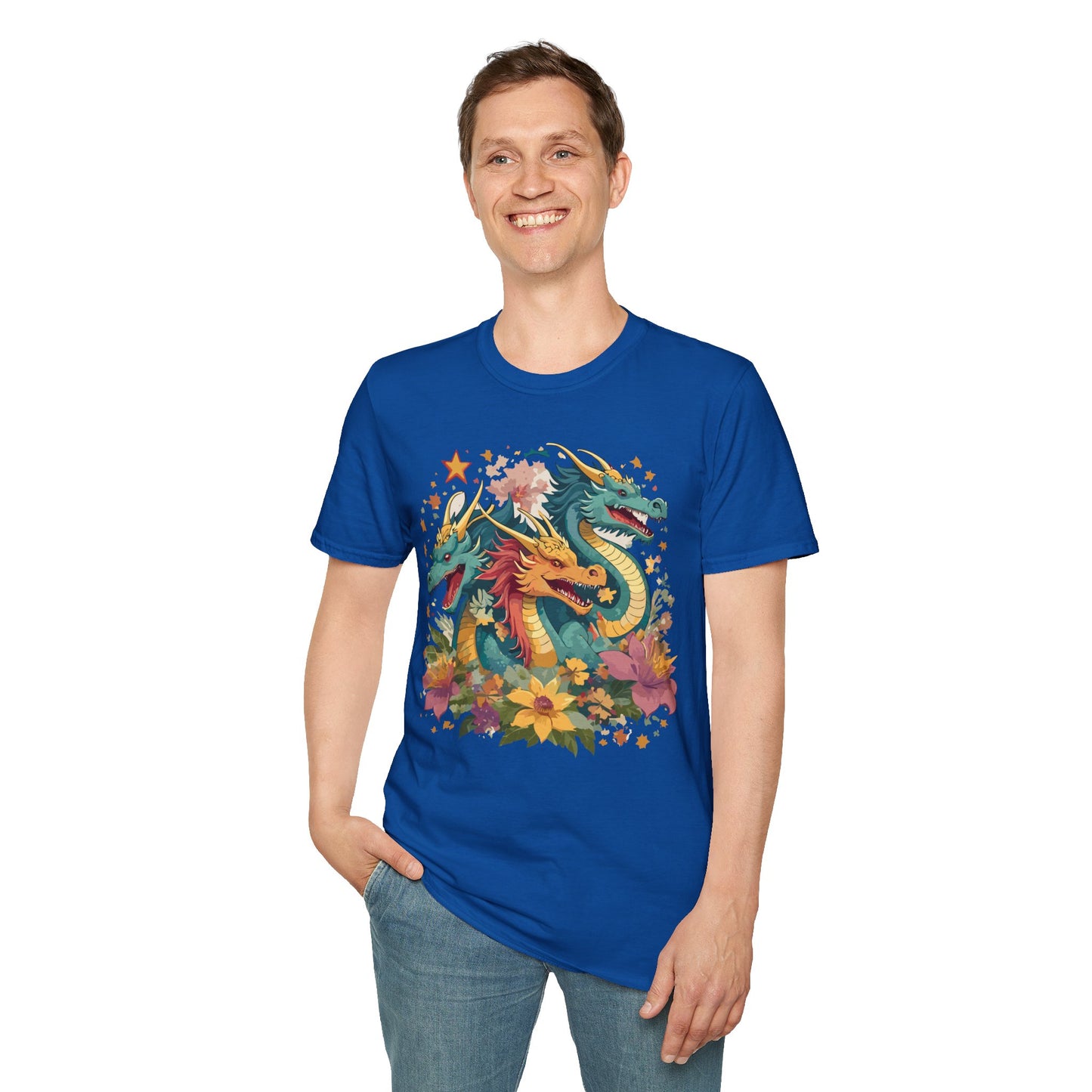 Dragon T Shirt, Dragon Shirt, Shirt with Animals, Animal Shirt