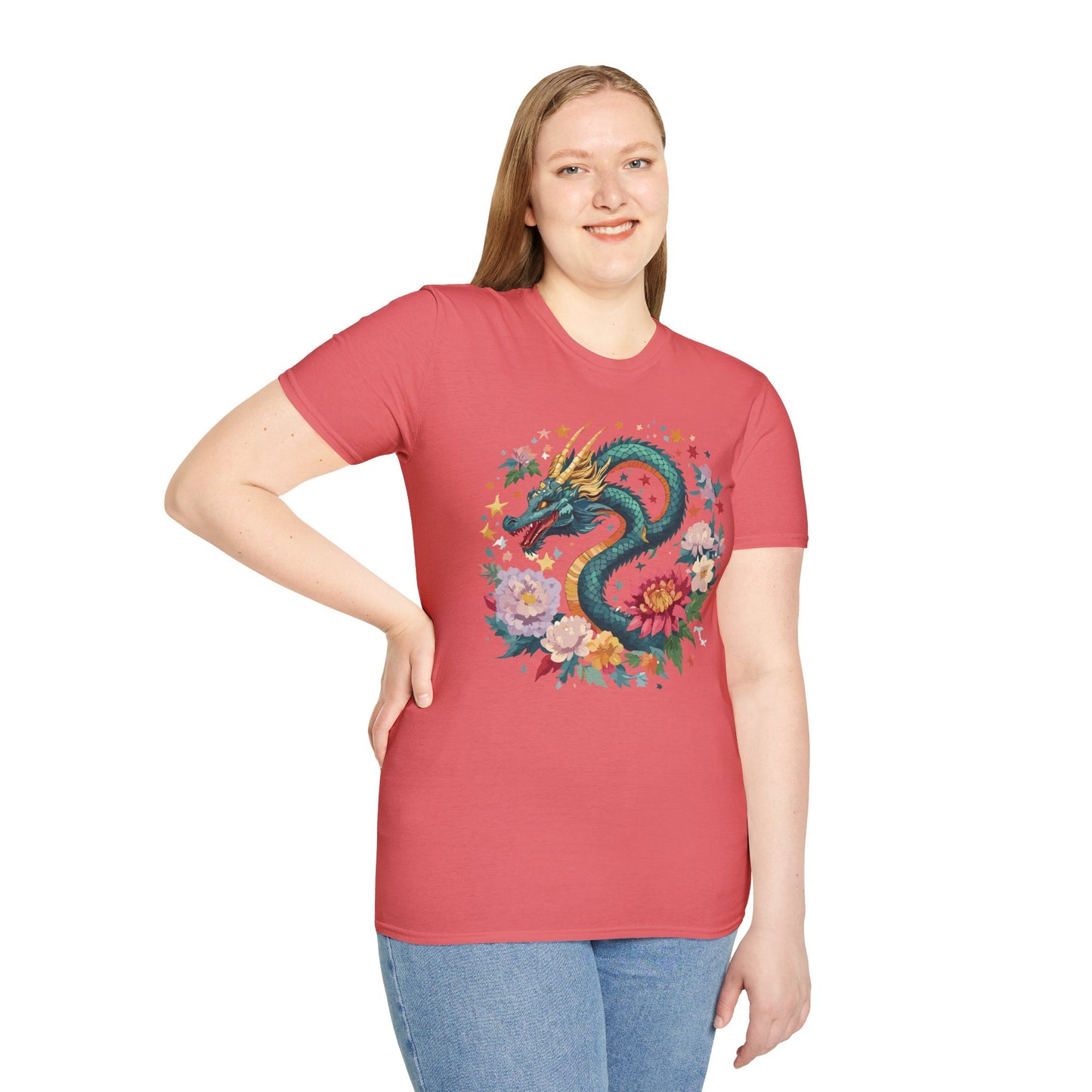Dragon T Shirt, Dragon Shirt, Shirt with Animals, Animal Shirt