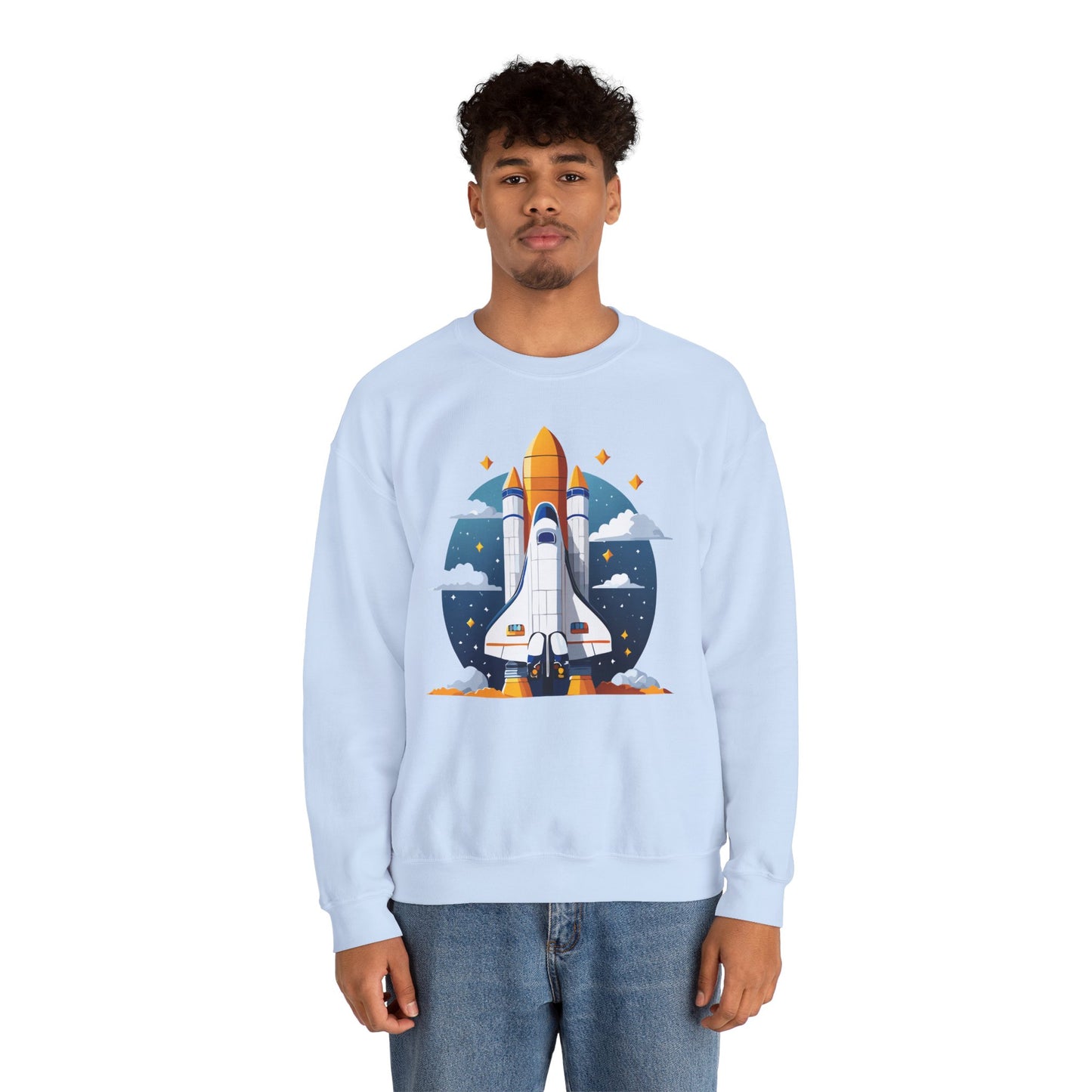 Space Shuttle Sweatshirt, Cosmic Sweatshirt, Astronaut Sweatshirt, Space Cosmic Sweatshirt