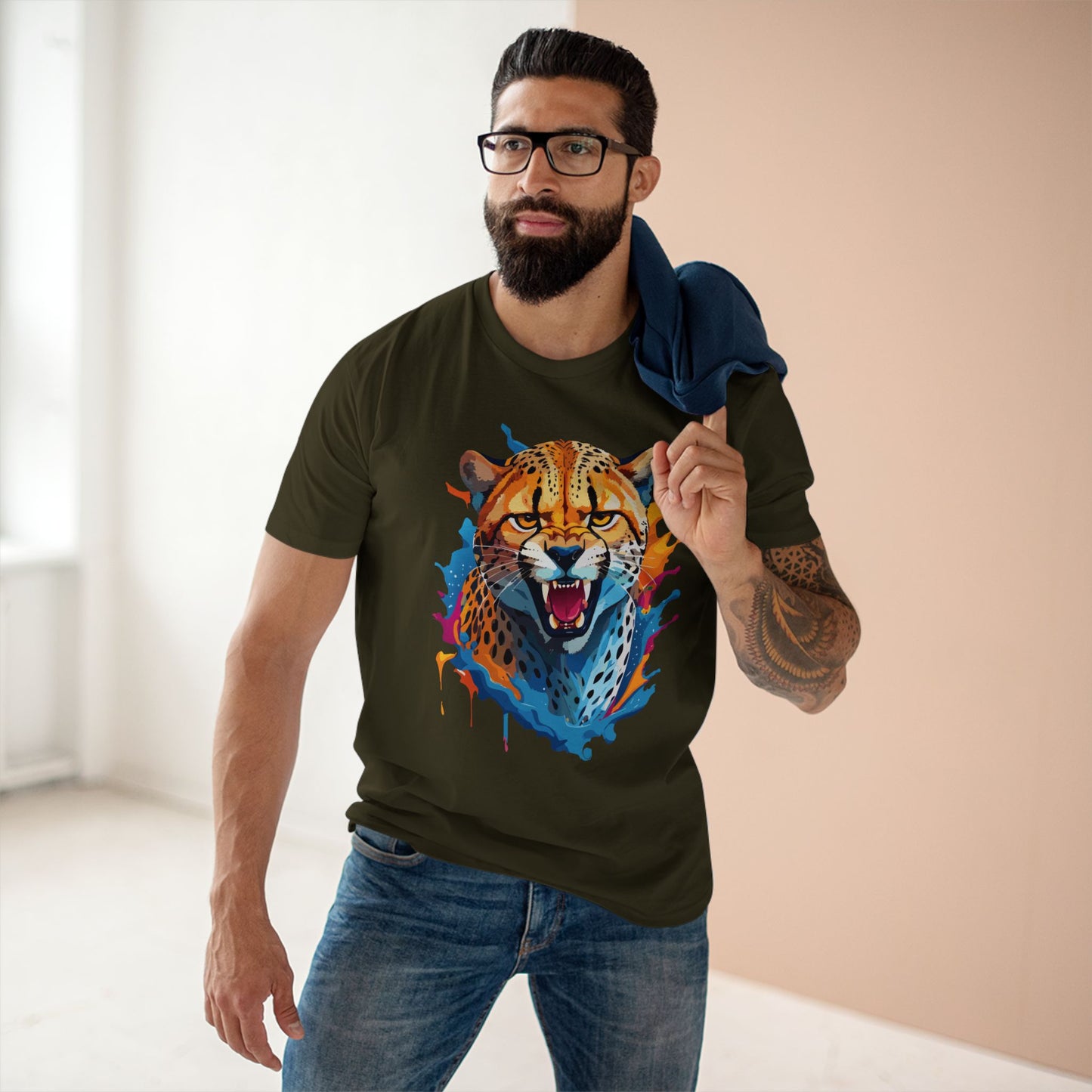 Animal Shirt, Cheetah Shirt - SudokuS
