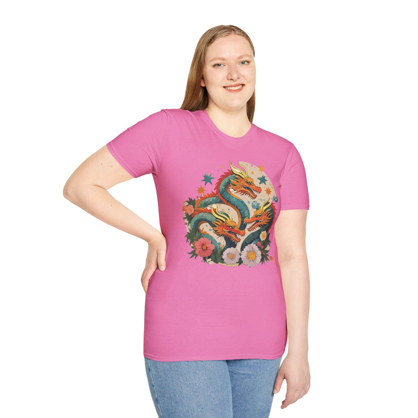 Dragon T Shirt, Dragon Shirt, Shirt with Animals, Animal Shirt