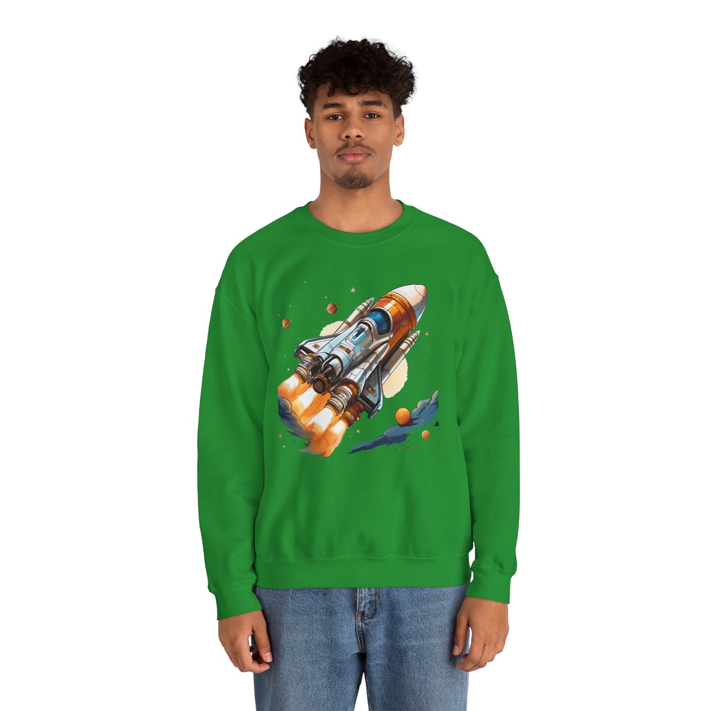 Space Shuttle Sweatshirt, Cosmic Sweatshirt, Astronaut Sweatshirt, Space Cosmic Sweatshirt