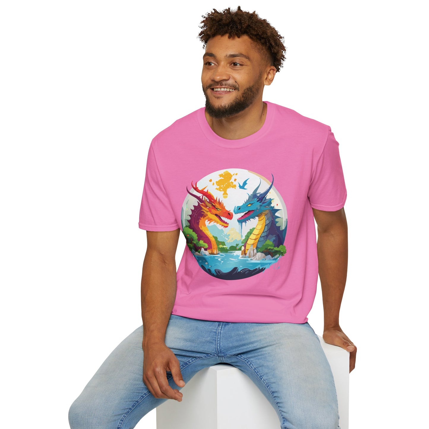 Dragon T Shirt, Dragon Shirt, Shirt with Animals, Animal Shirt