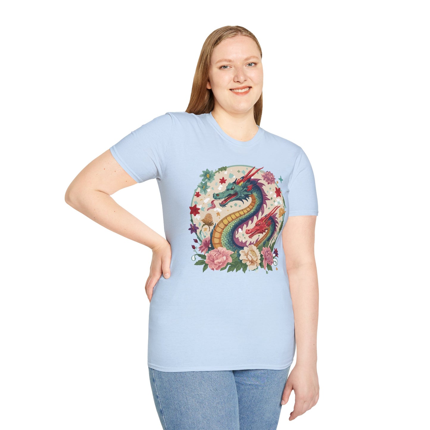 Dragon T Shirt, Dragon Shirt, Shirt with Animals, Animal Shirt