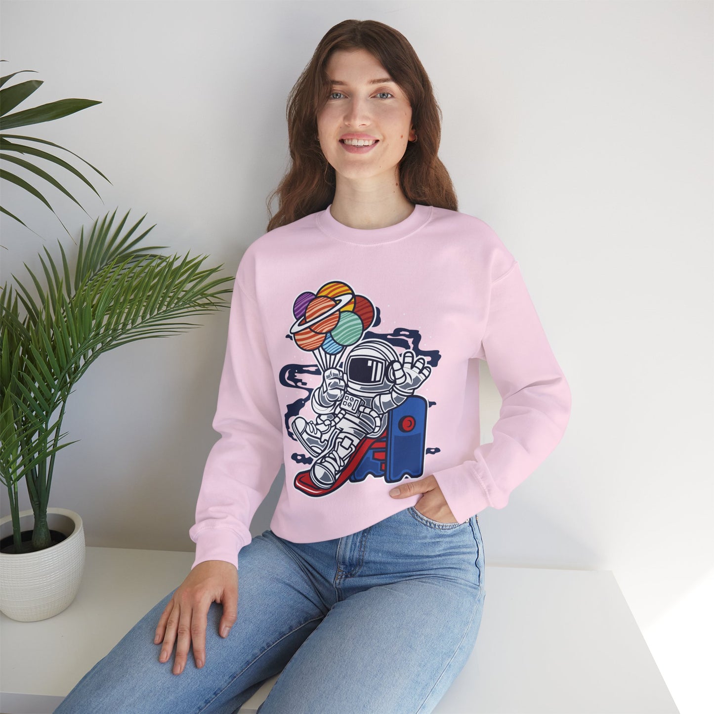 Space Shuttle Sweatshirt, Cosmic Sweatshirt, Astronaut Sweatshirt, Space Cosmic Sweatshirt