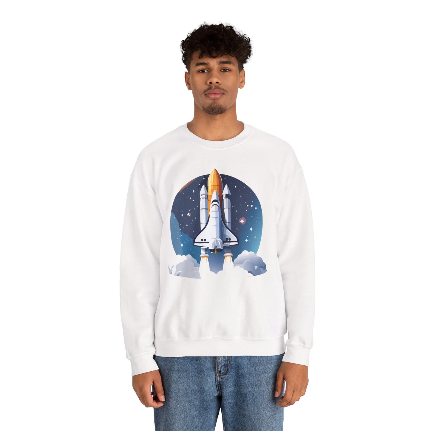 Space Shuttle Sweatshirt, Cosmic Sweatshirt, Astronaut Sweatshirt, Space Cosmic Sweatshirt