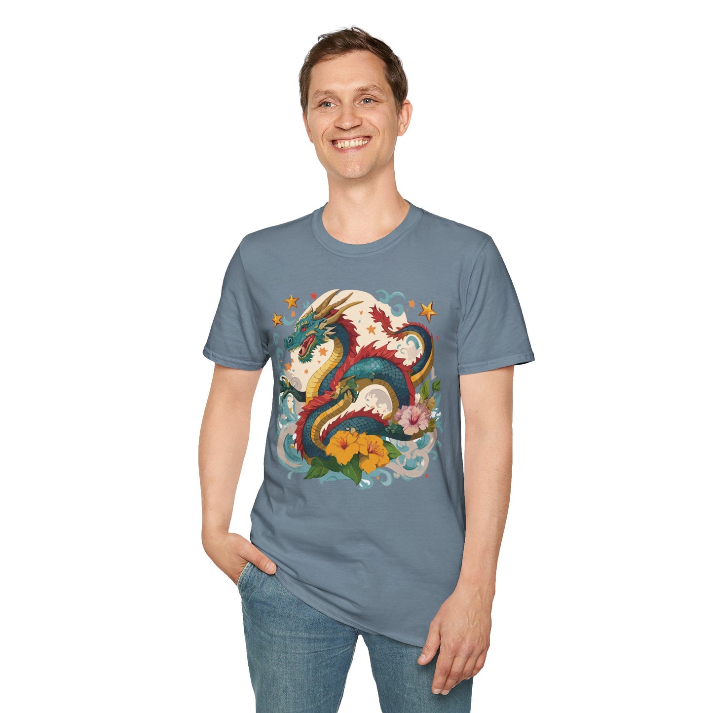 Dragon T Shirt, Dragon Shirt, Shirt with Animals, Animal Shirt