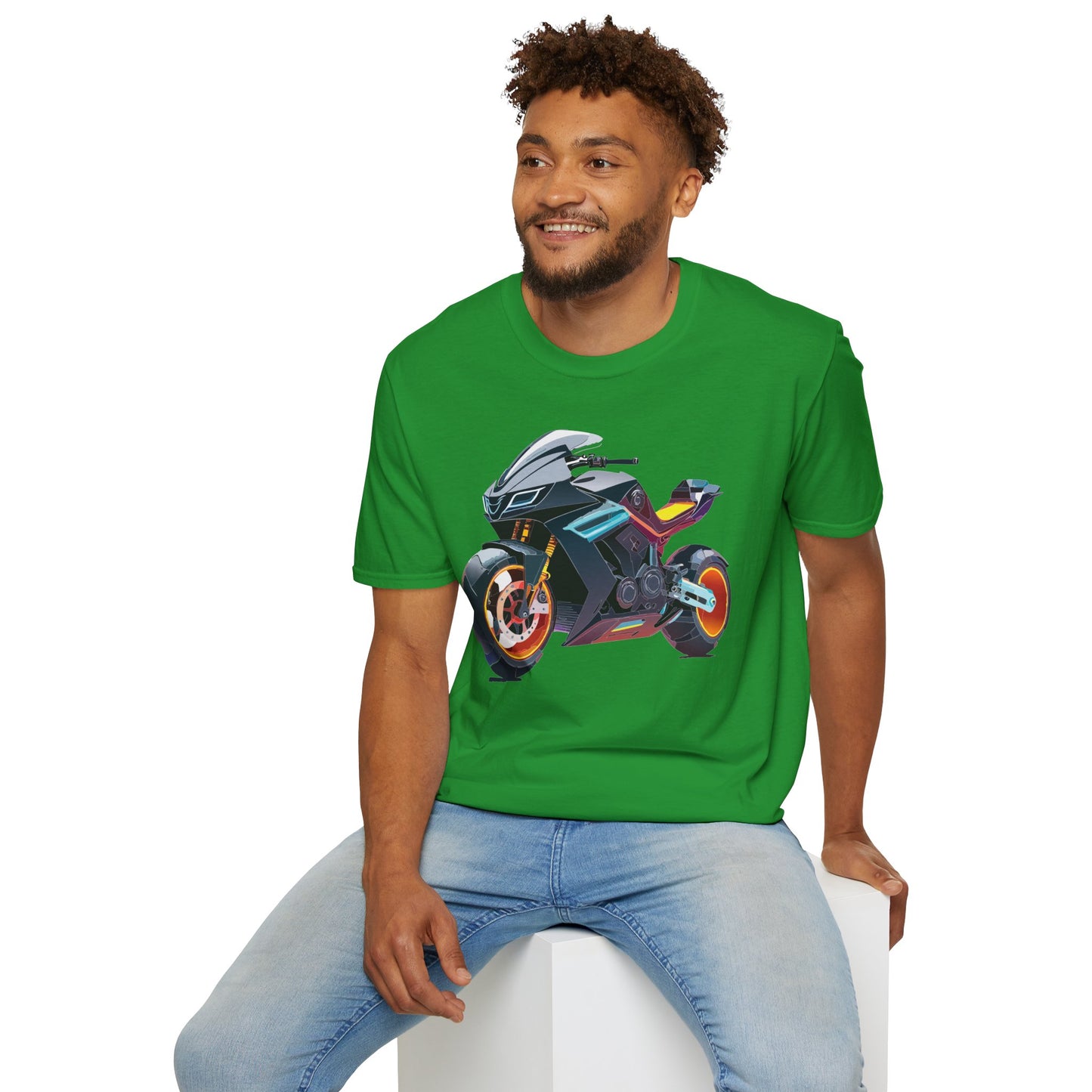 Bike T Shirt, Moto Shirt, Shirt with Motorcycle, MTB T Shirts