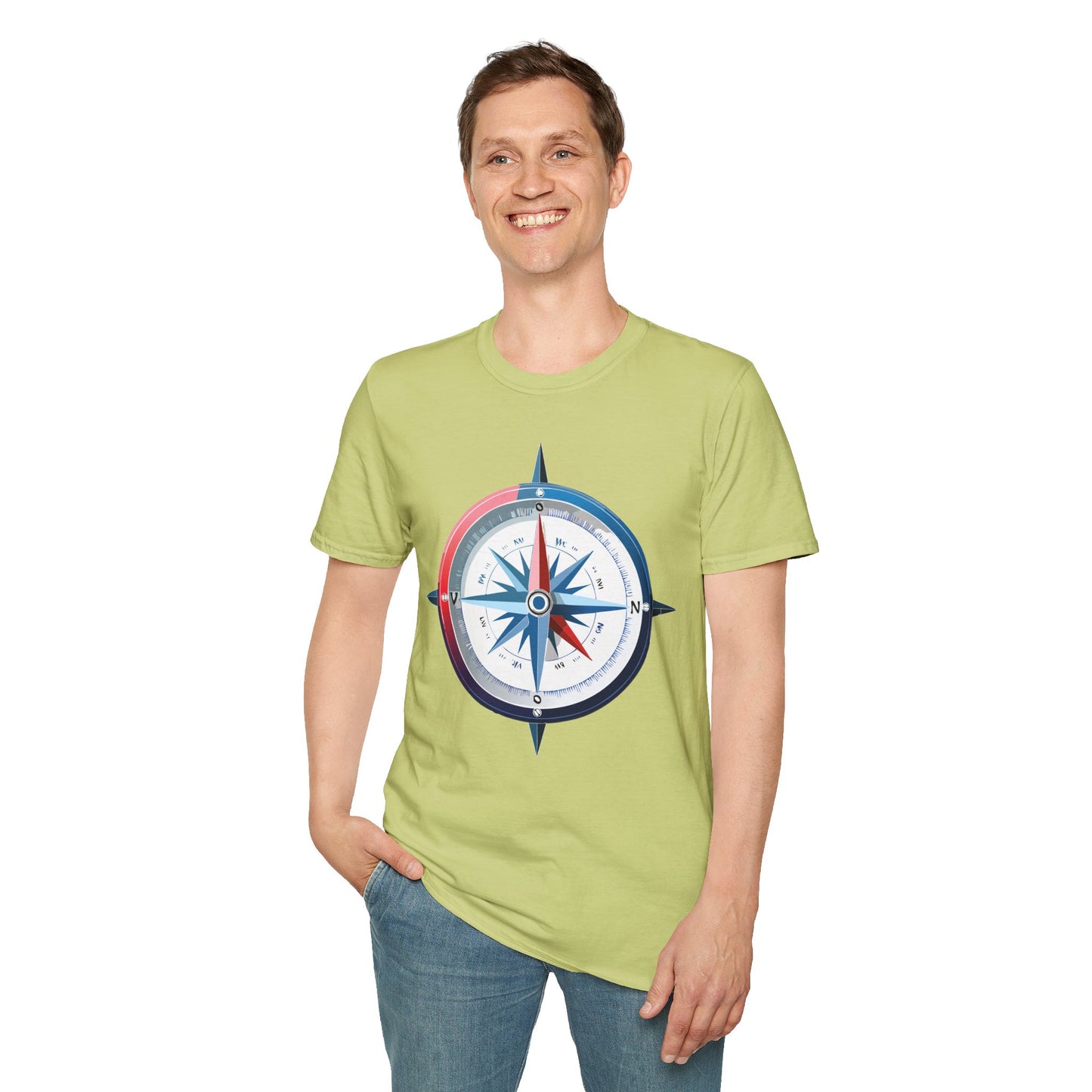 Compass T Shirt, Compass Shirt, Shirt with Compass, Navigator Shirt