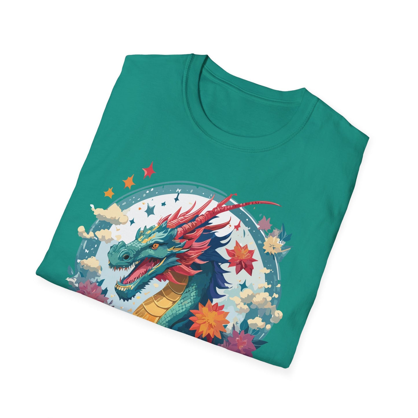 Dragon T Shirt, Dragon Shirt, Shirt with Animals, Animal Shirt