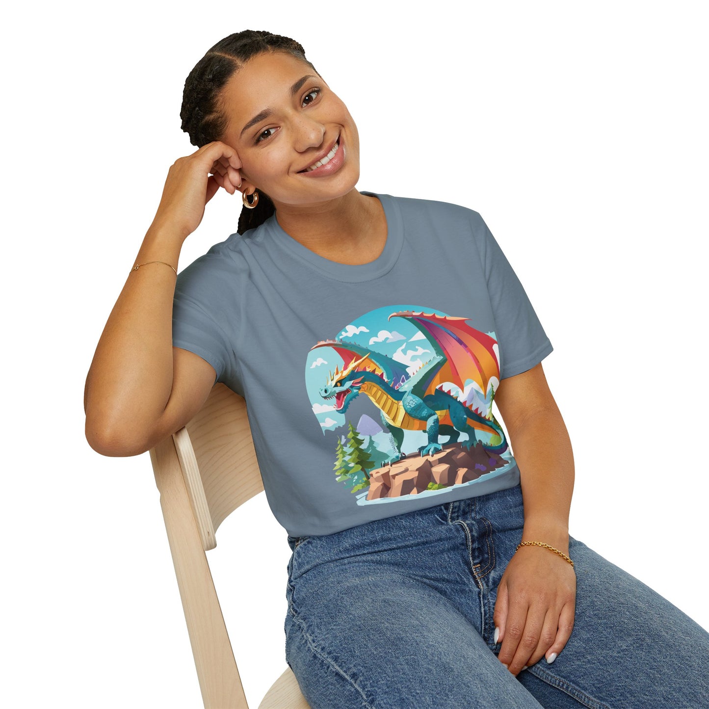 Dragon T Shirt, Dragon Shirt, Shirt with Animals, Animal Shirt
